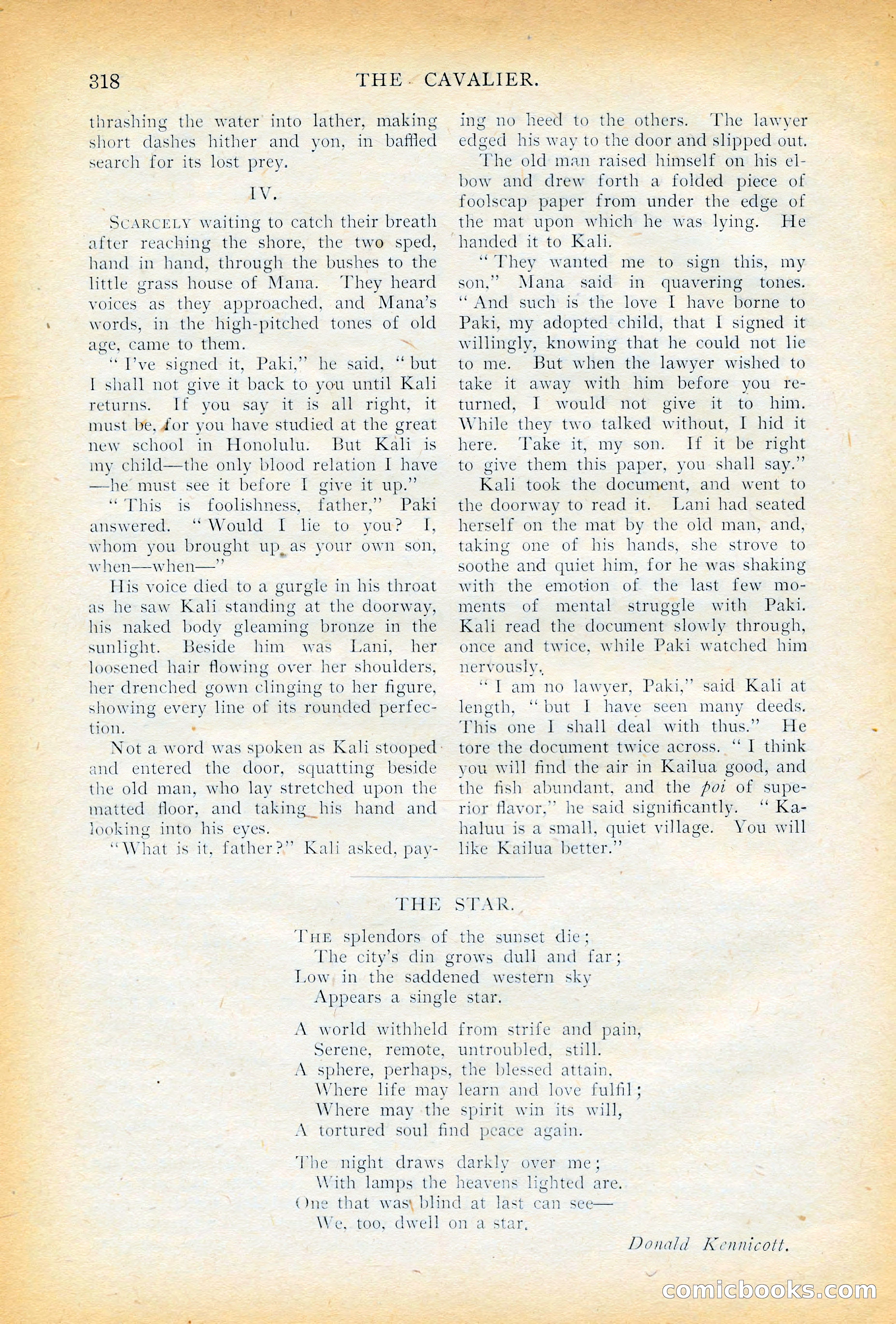 The Cavalier, November 1909 — page 128 of 209