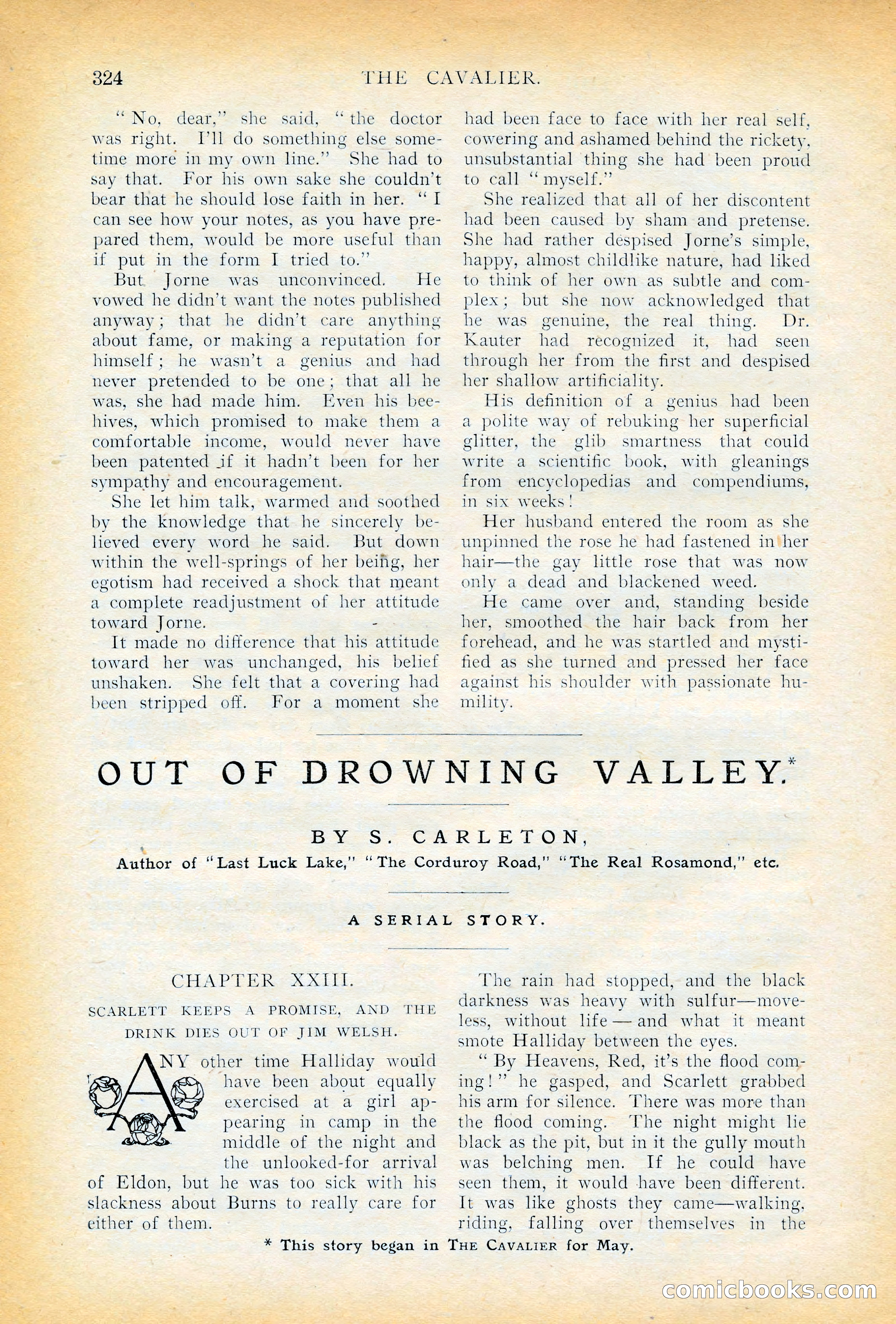 The Cavalier, November 1909 — page 134 of 209
