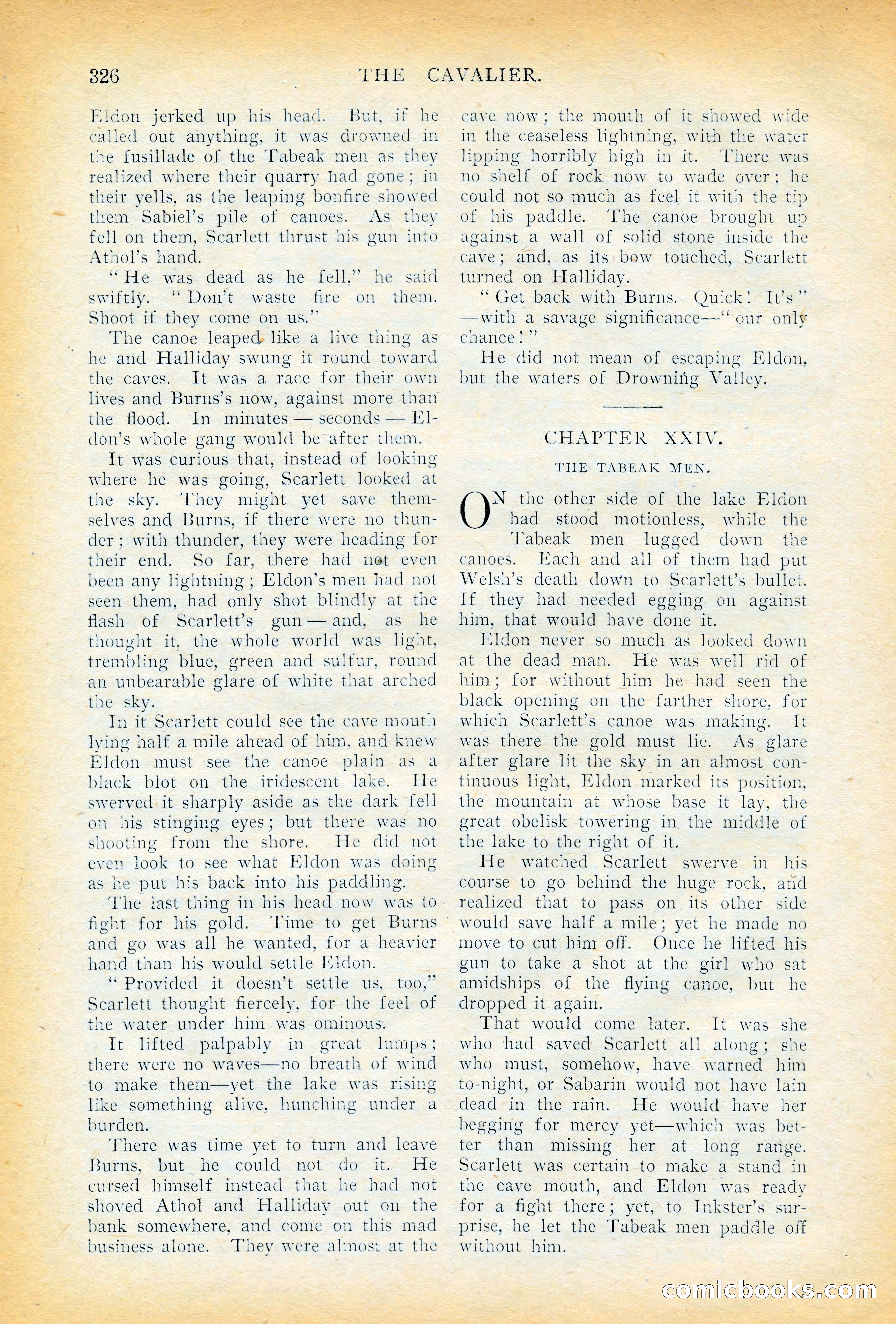 The Cavalier, November 1909 — page 136 of 209