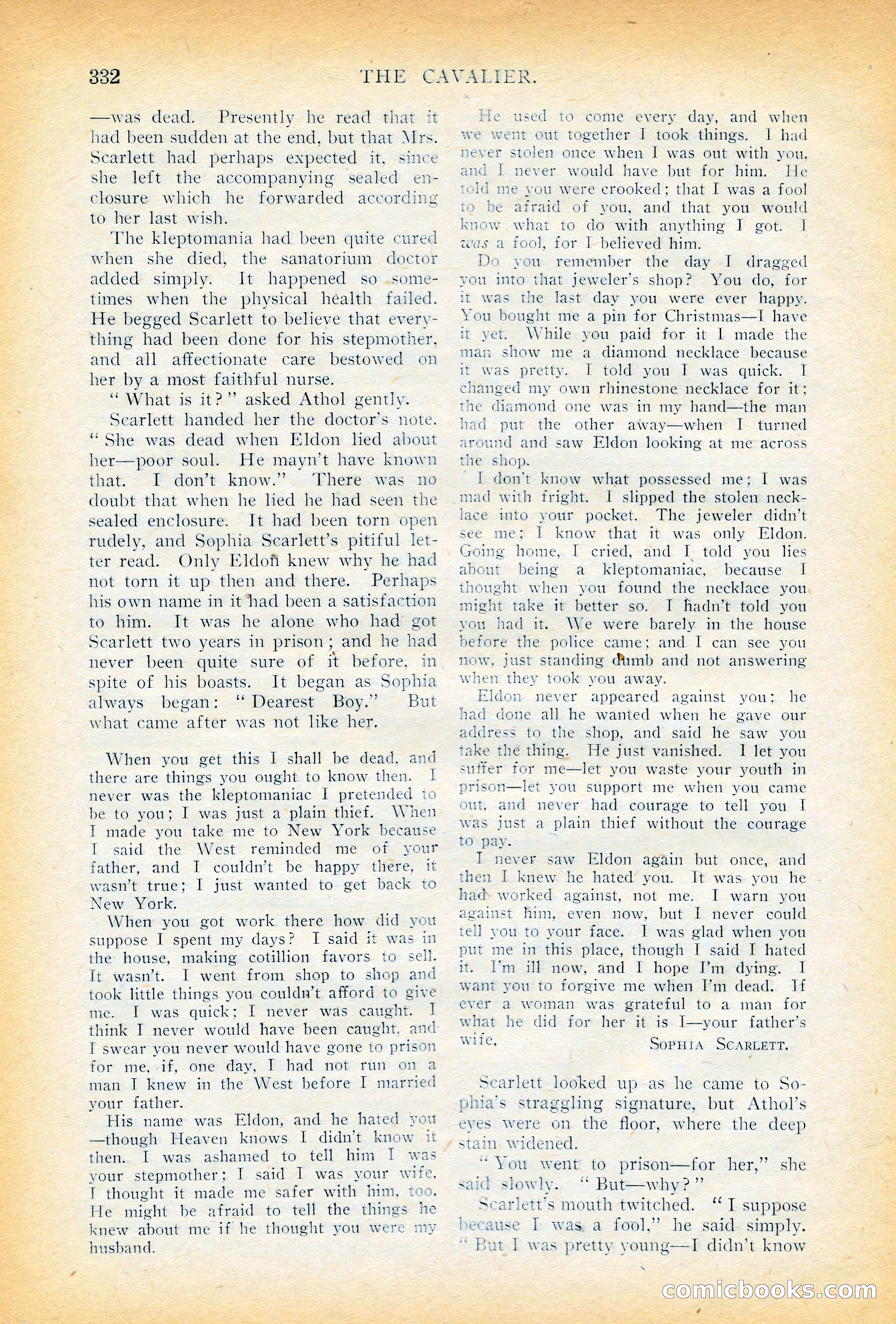 The Cavalier, November 1909 — page 142 of 209