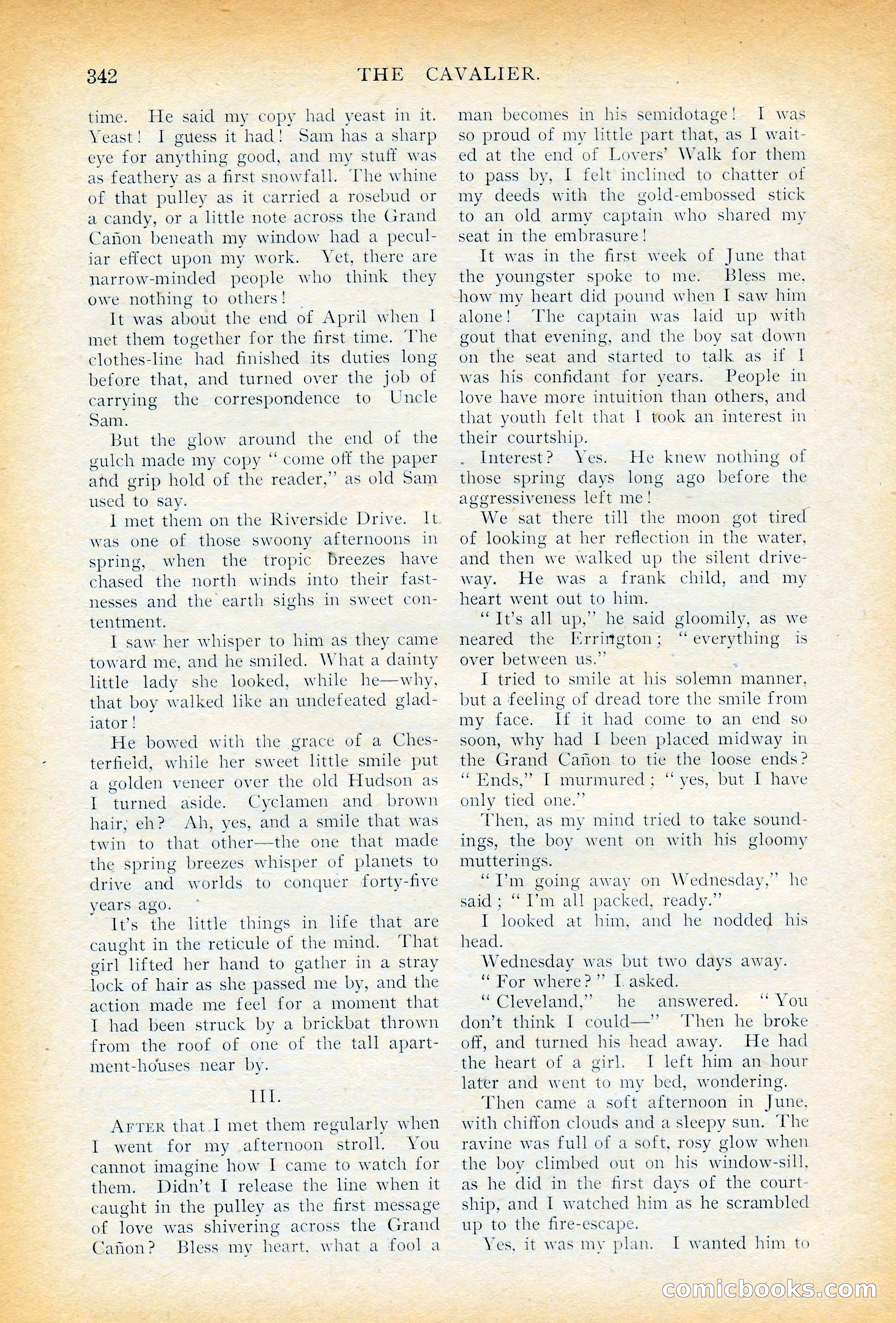 The Cavalier, November 1909 — page 152 of 209