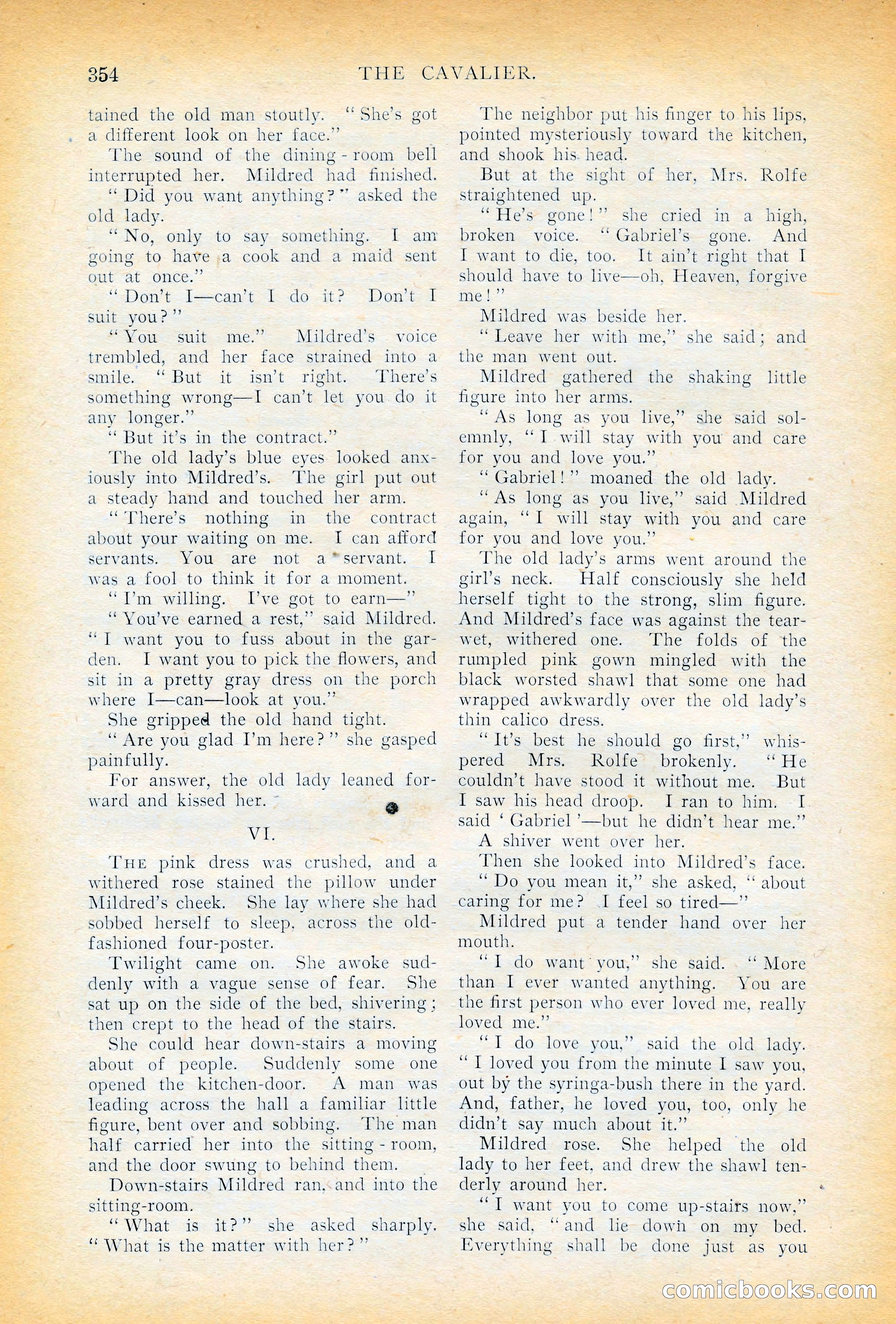 The Cavalier, November 1909 — page 164 of 209