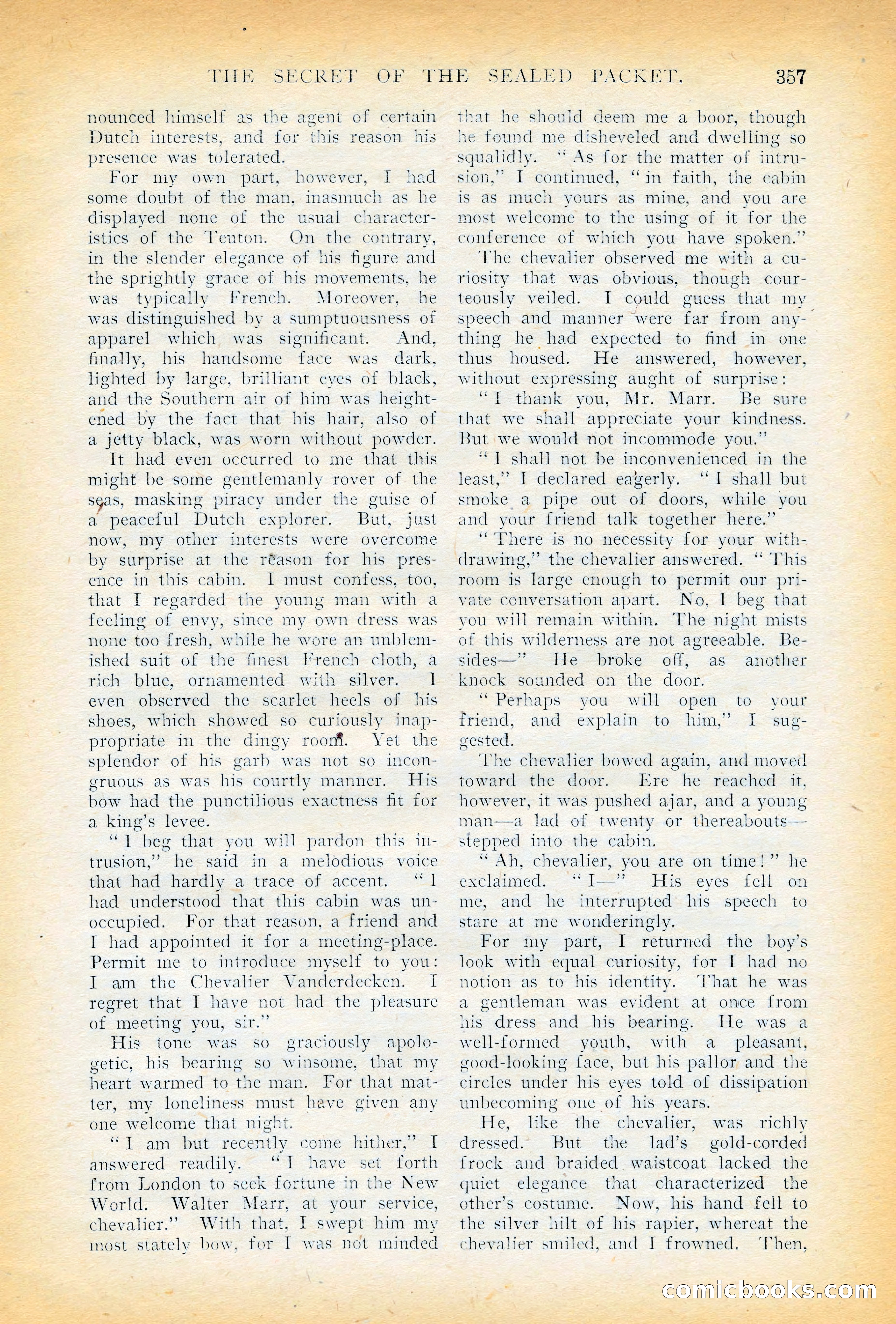 The Cavalier, November 1909 — page 167 of 209