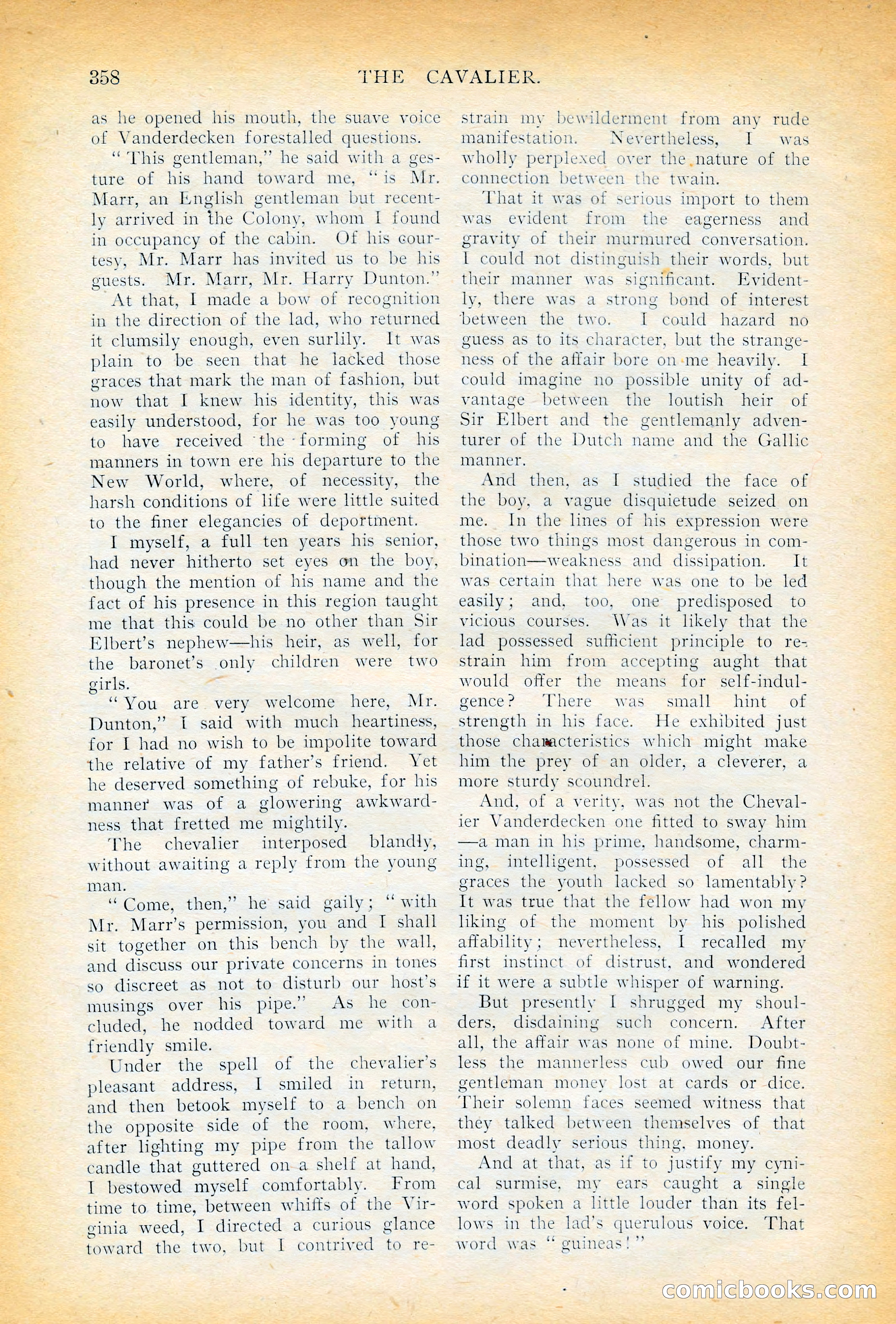 The Cavalier, November 1909 — page 168 of 209