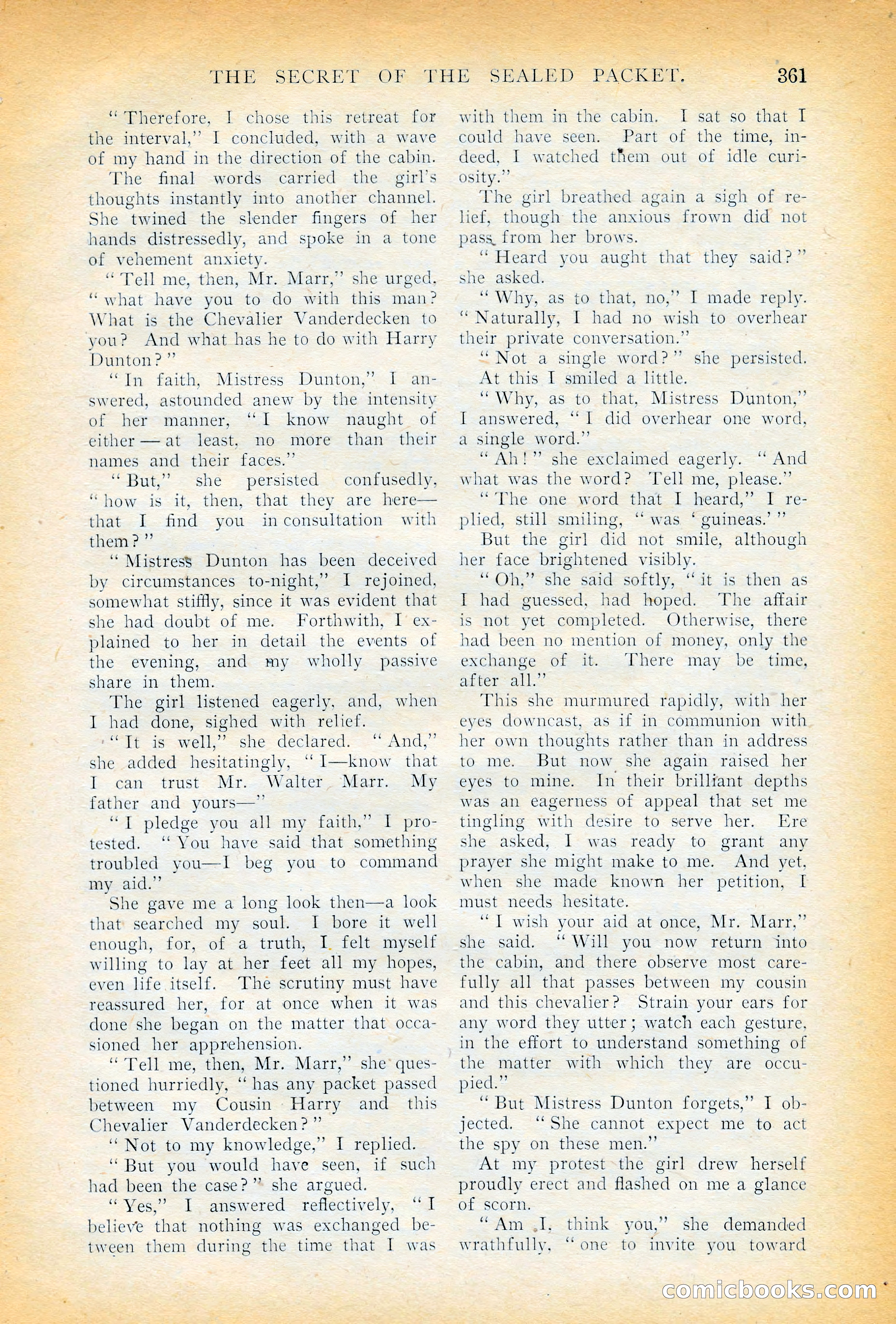 The Cavalier, November 1909 — page 171 of 209