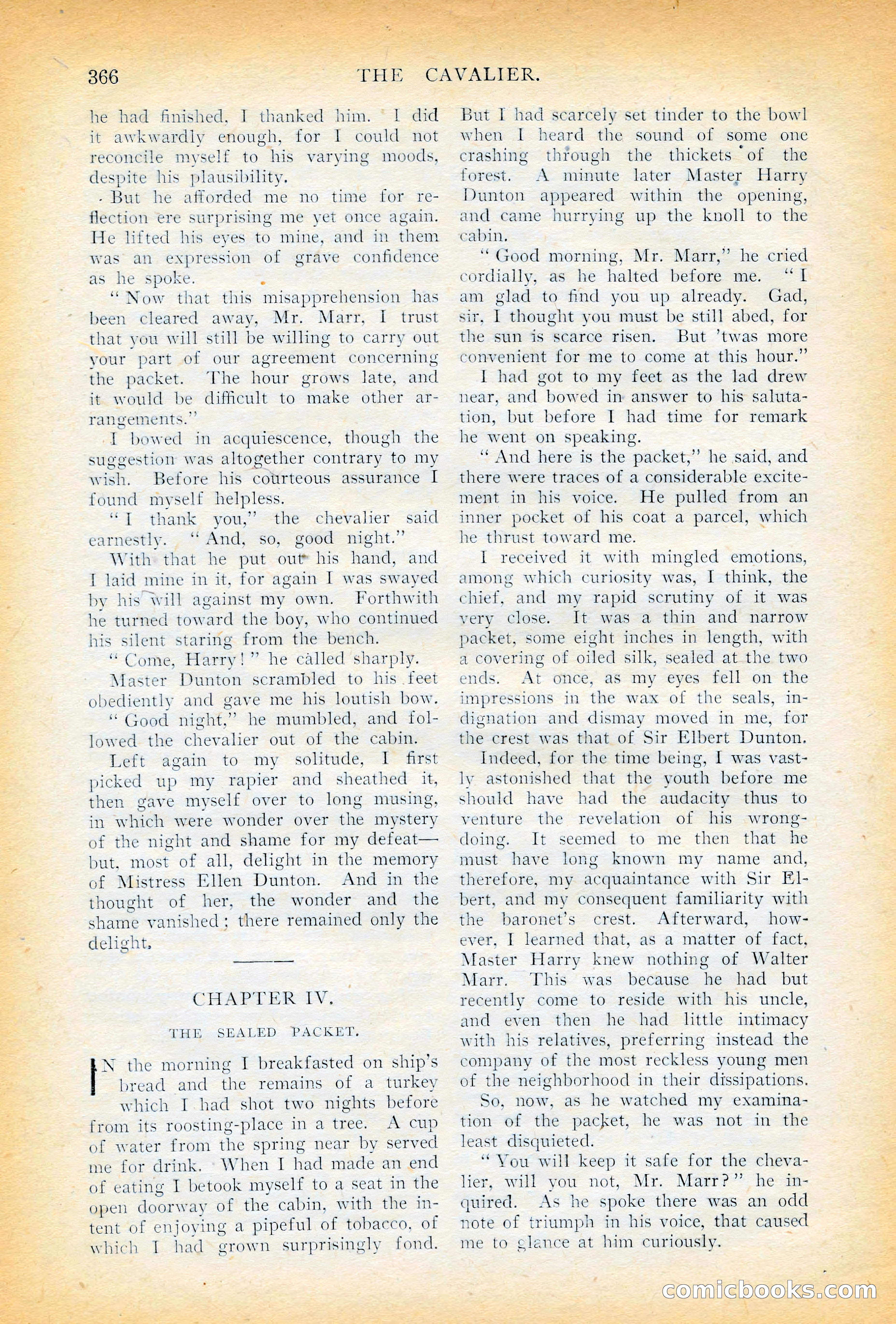 The Cavalier, November 1909 — page 176 of 209