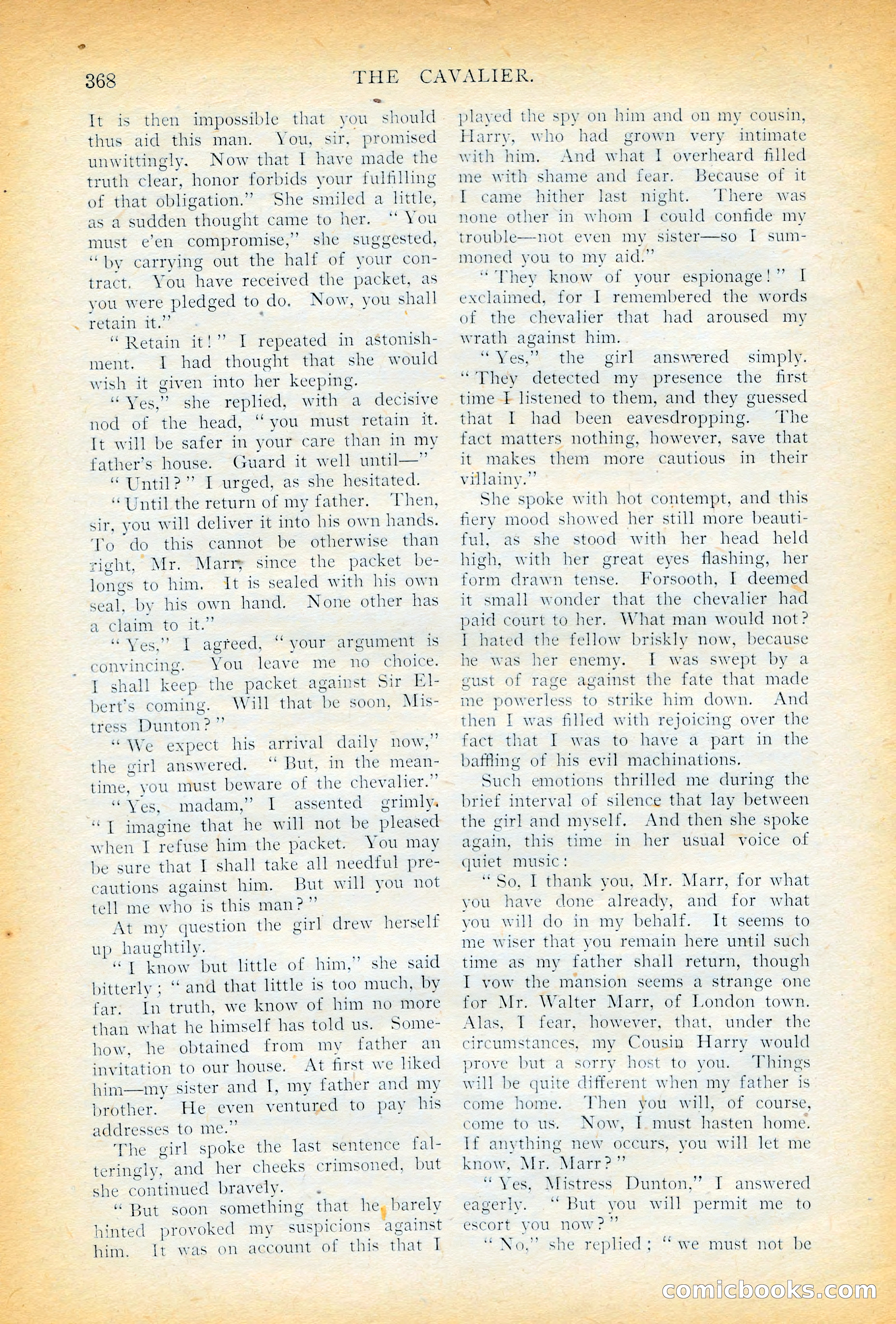 The Cavalier, November 1909 — page 178 of 209