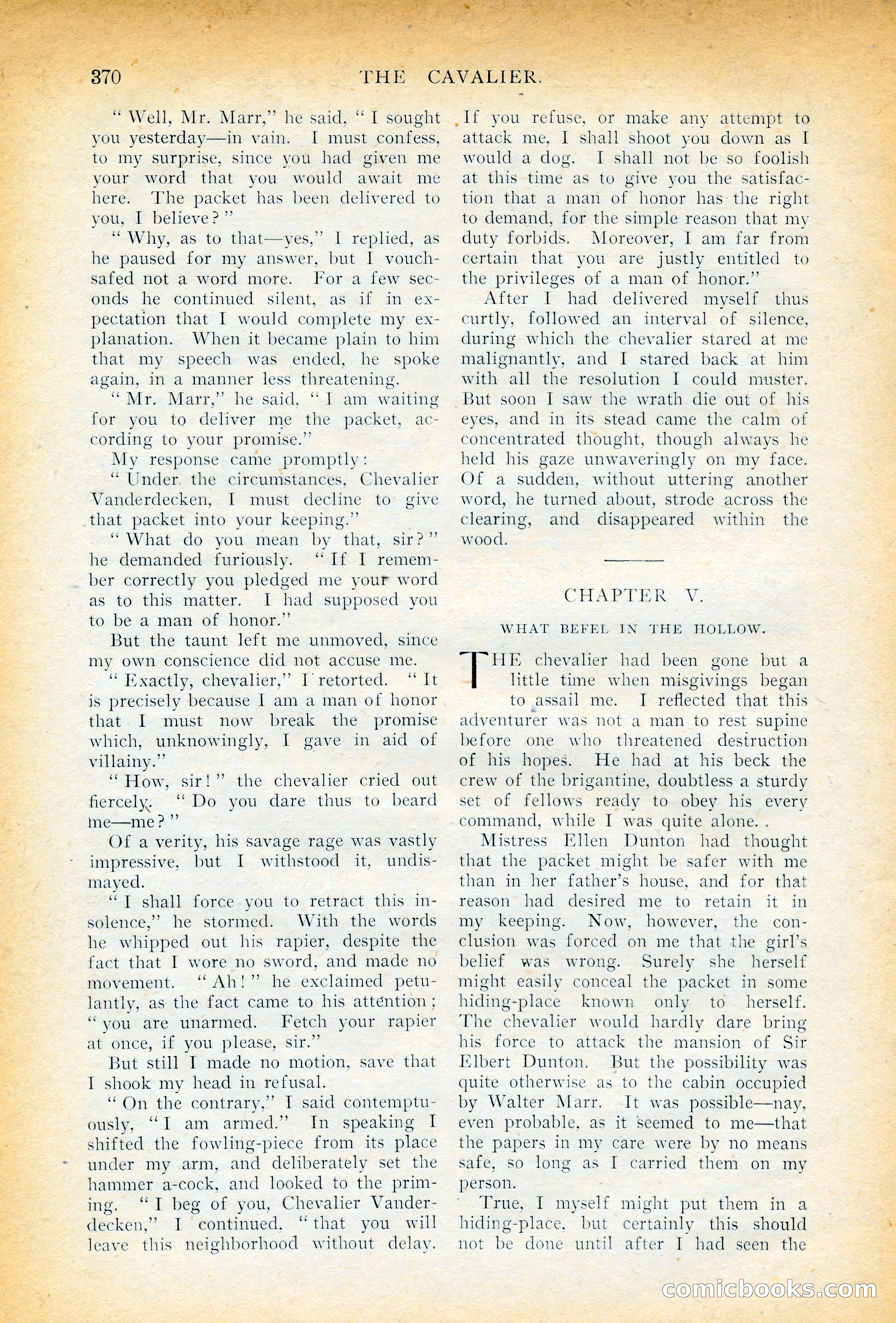 The Cavalier, November 1909 — page 180 of 209