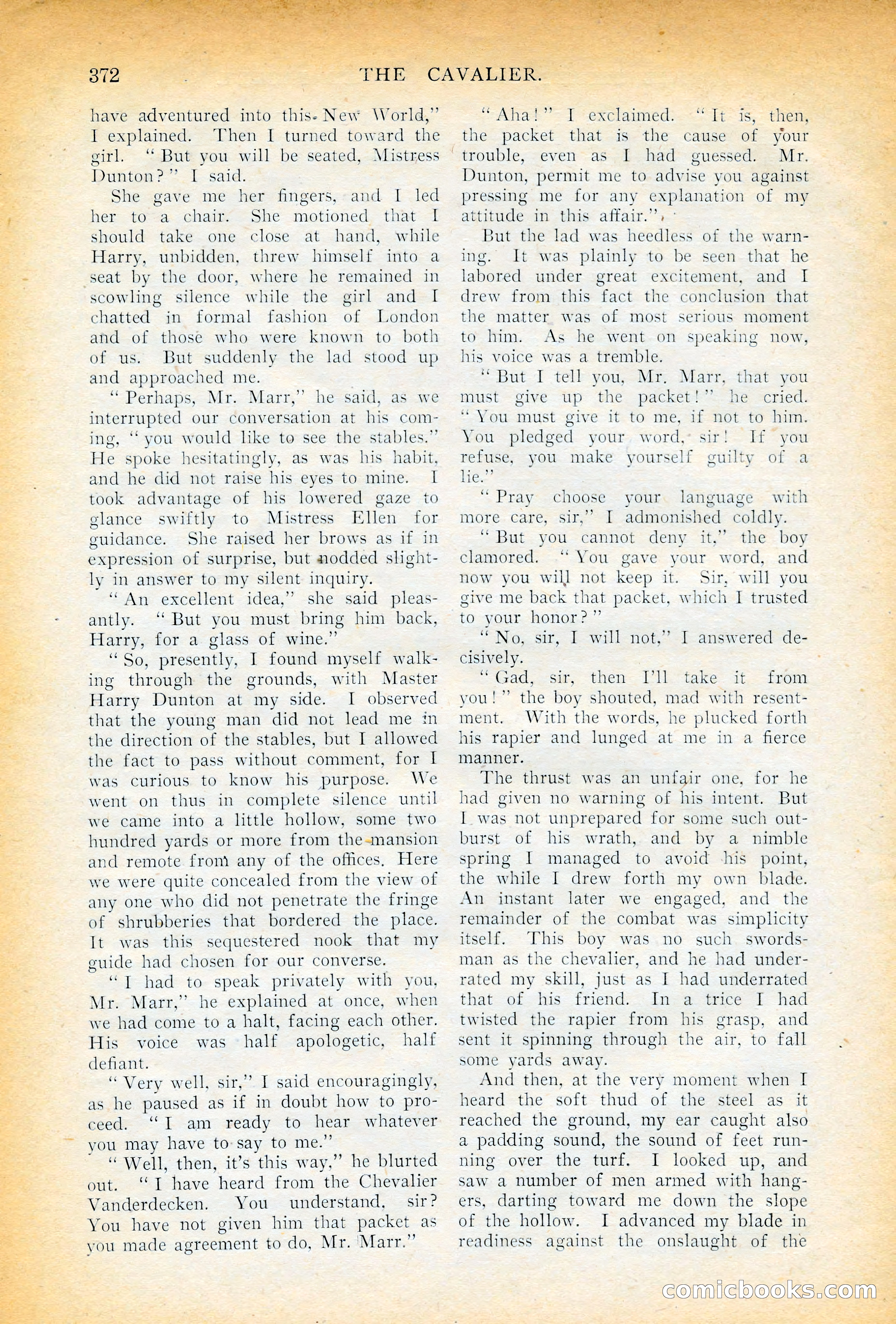 The Cavalier, November 1909 — page 182 of 209