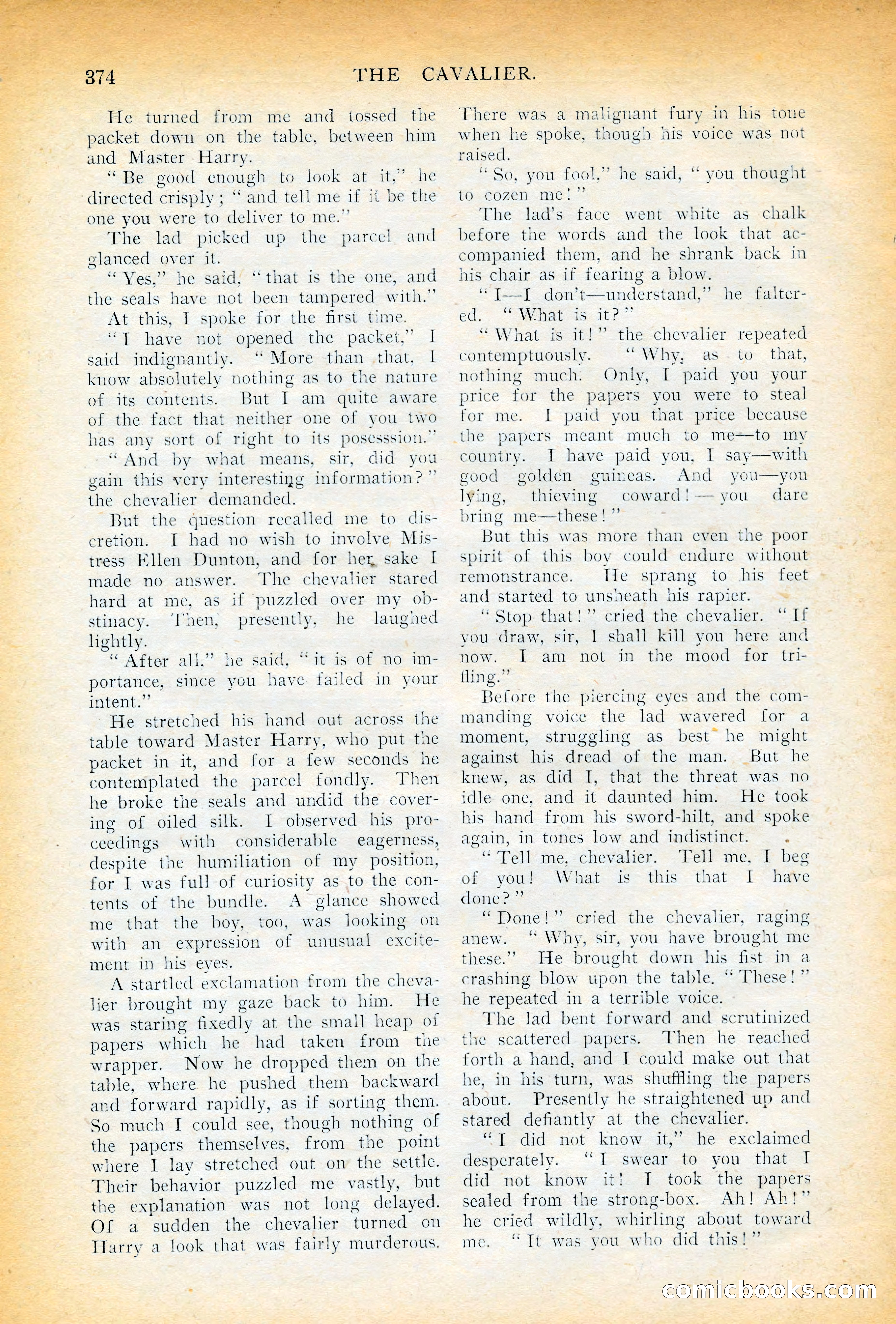 The Cavalier, November 1909 — page 184 of 209