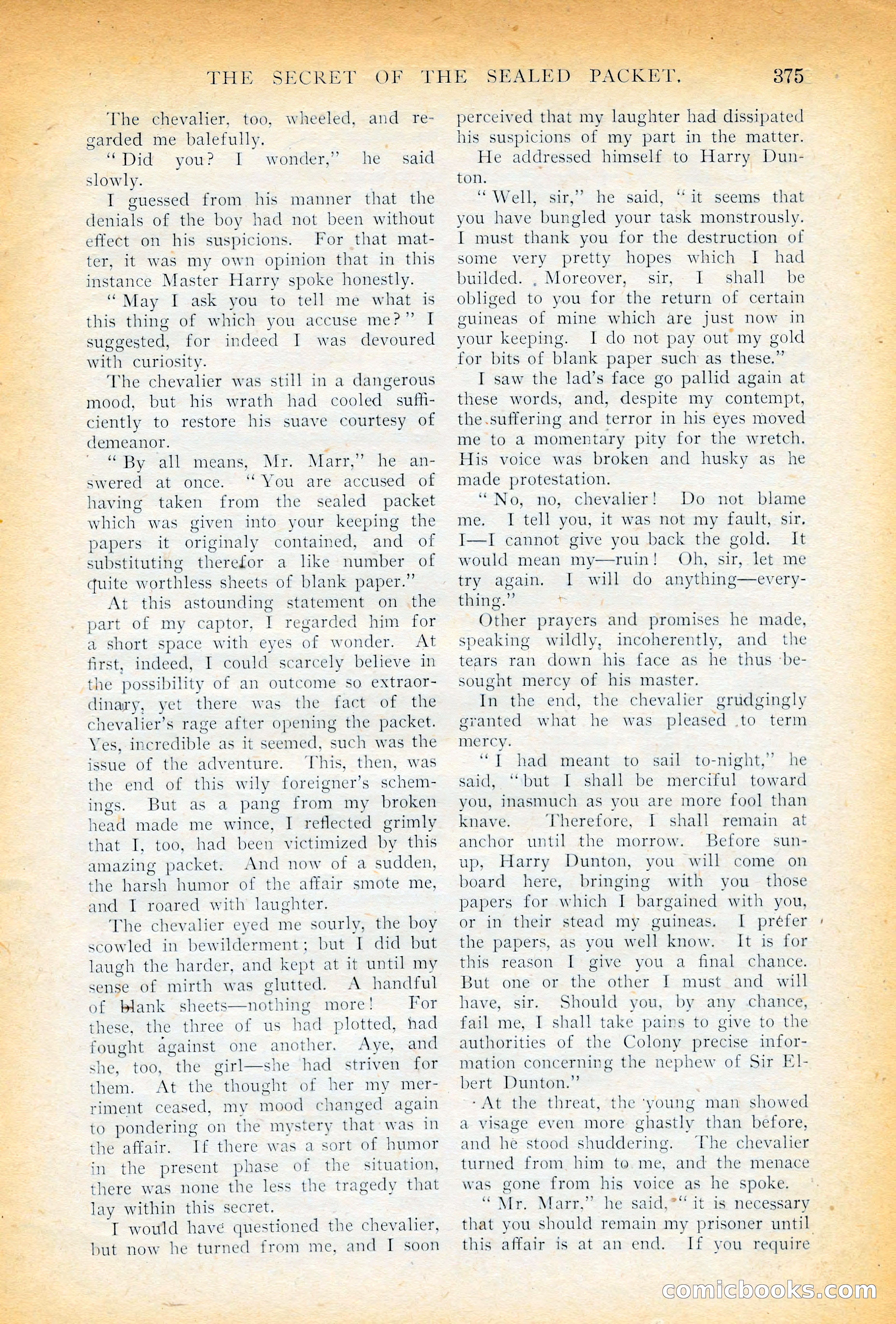 The Cavalier, November 1909 — page 185 of 209