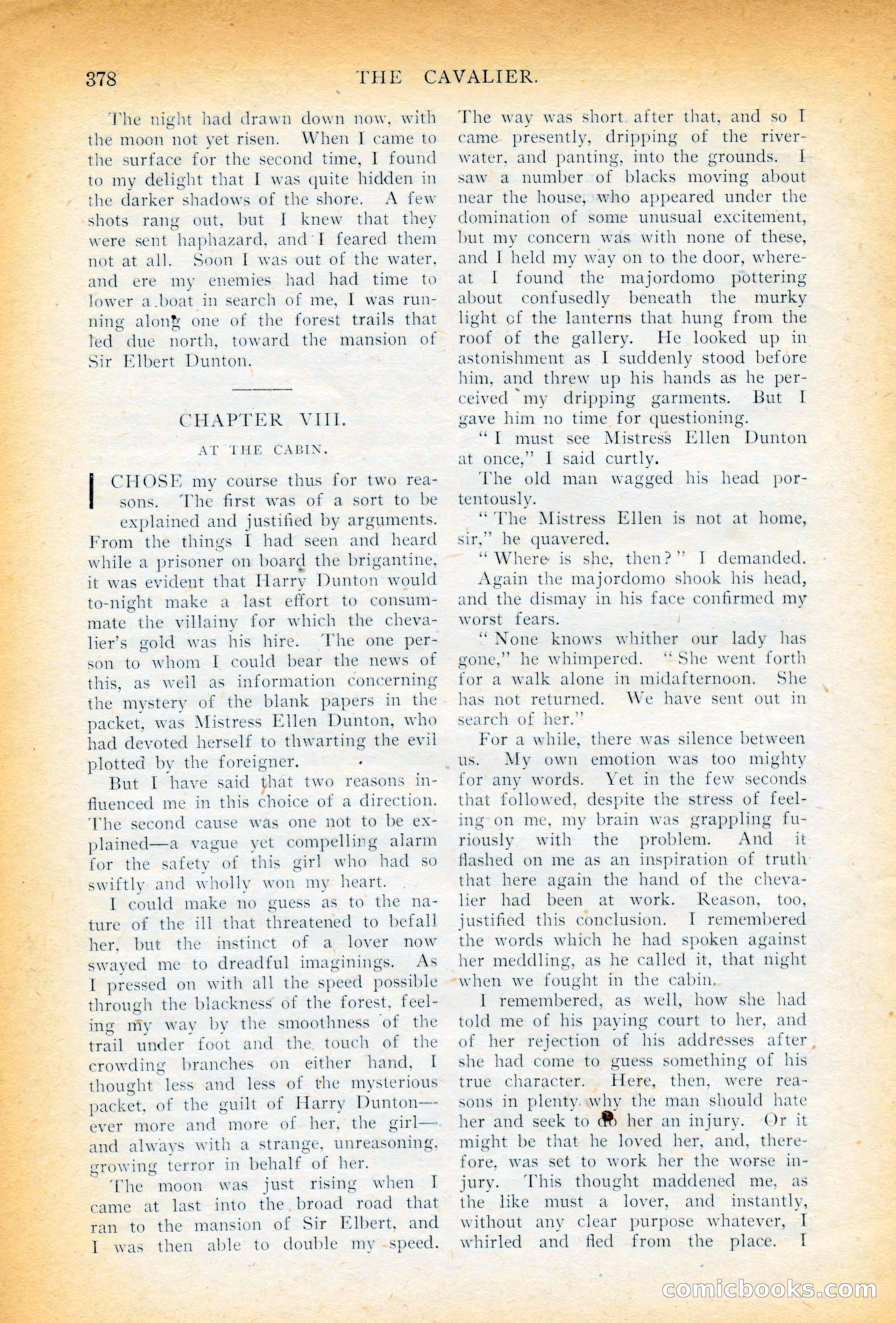 The Cavalier, November 1909 — page 188 of 209