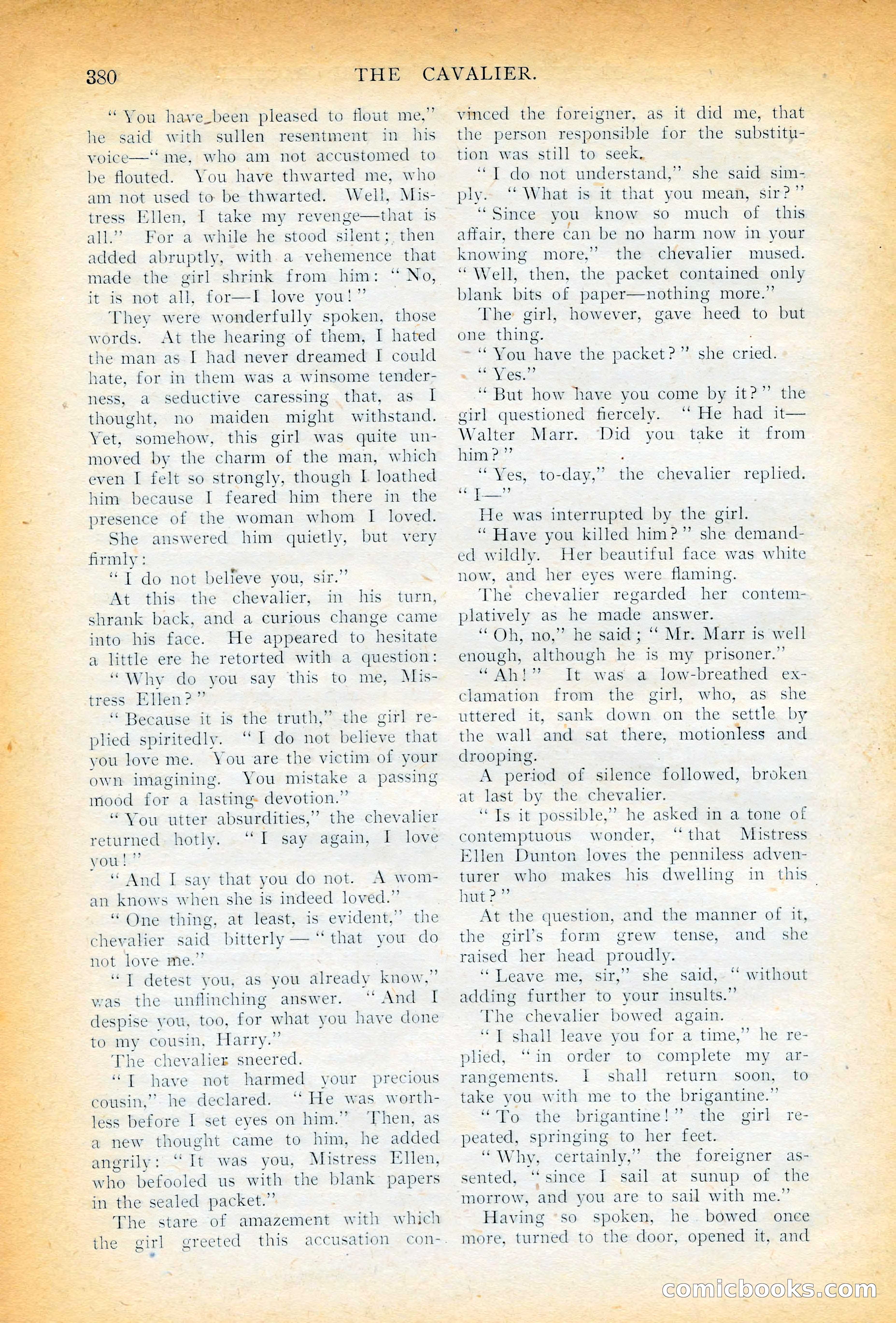The Cavalier, November 1909 — page 190 of 209