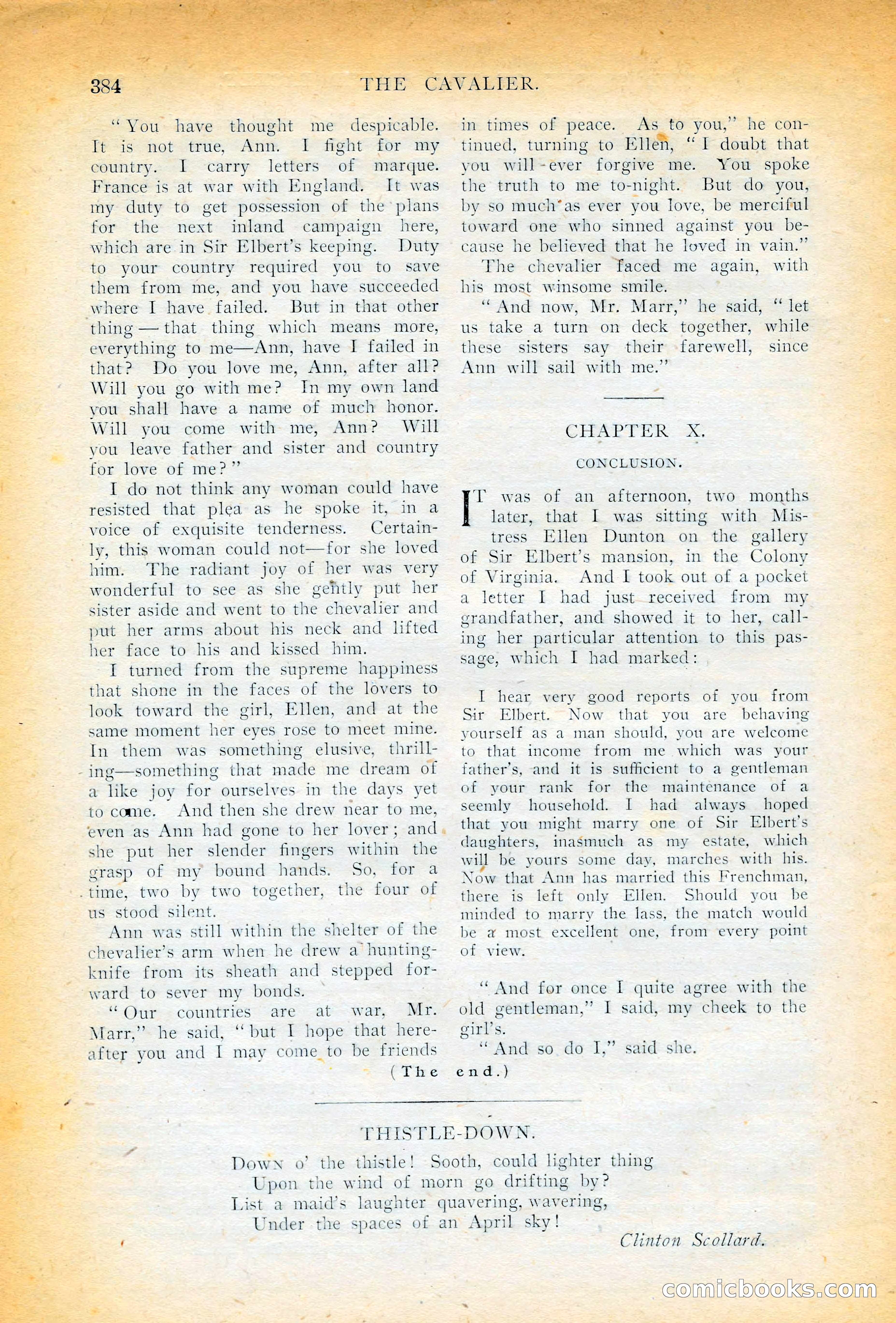 The Cavalier, November 1909 — page 194 of 209