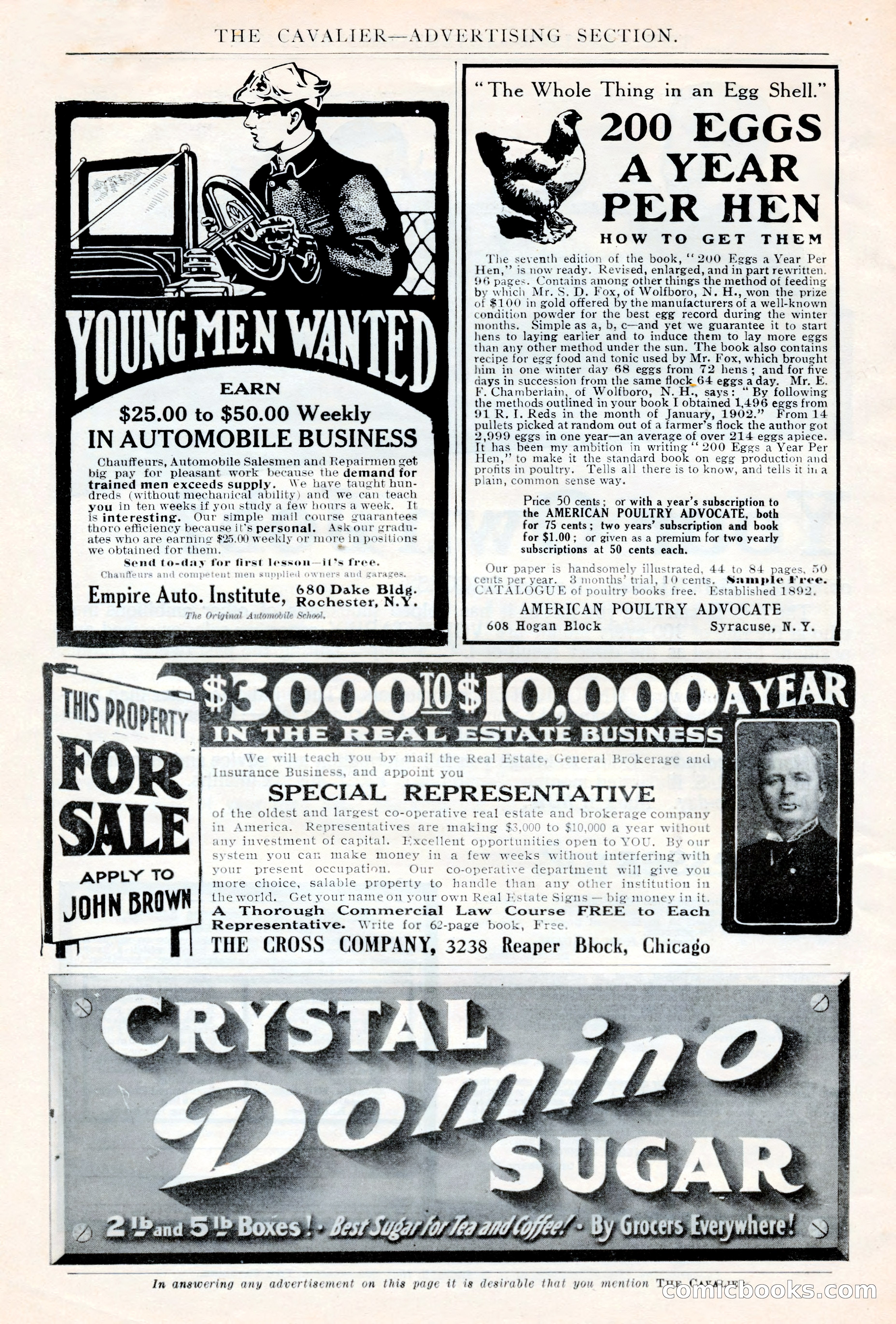 The Cavalier, November 1909 — page 198 of 209