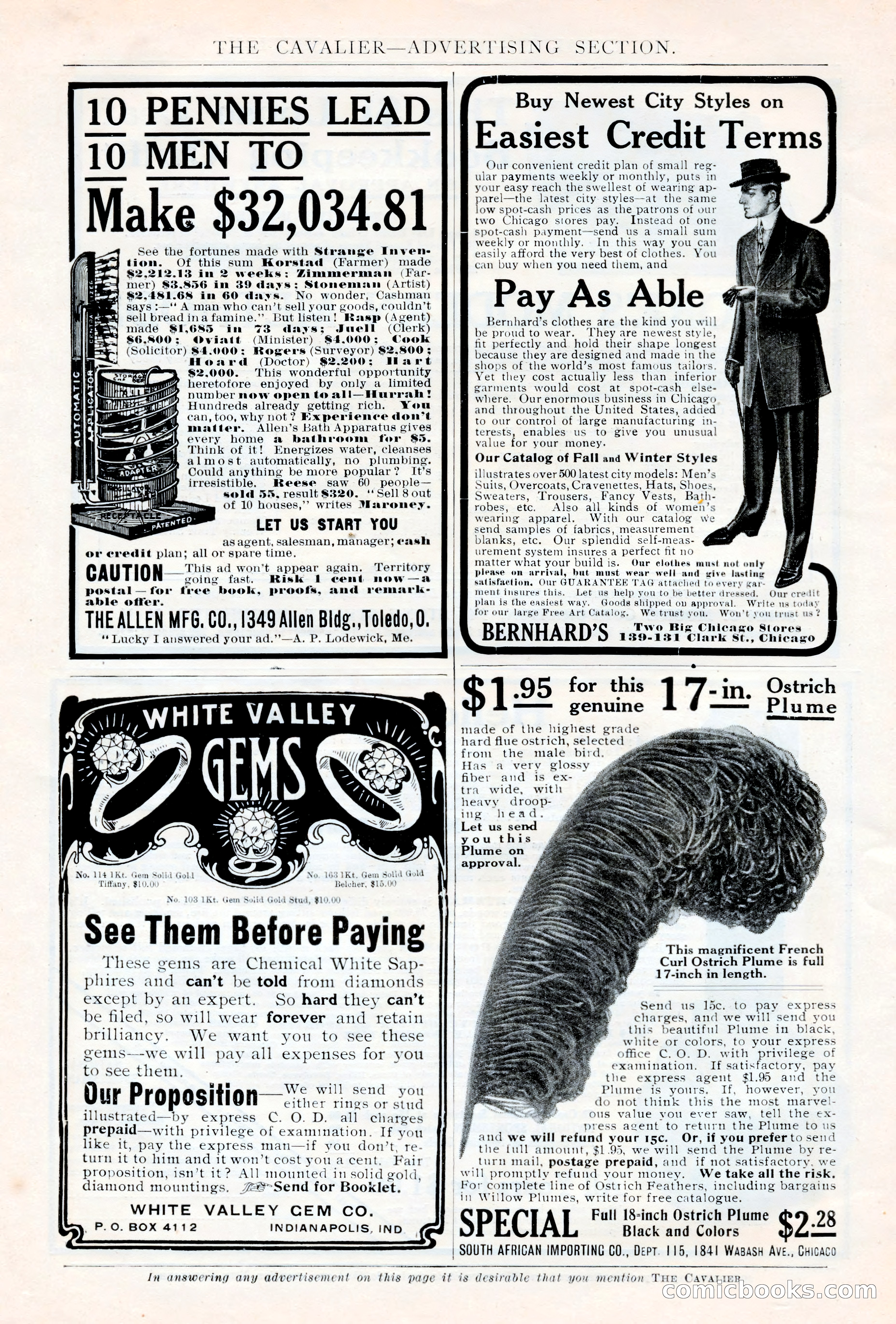 The Cavalier, November 1909 — page 200 of 209