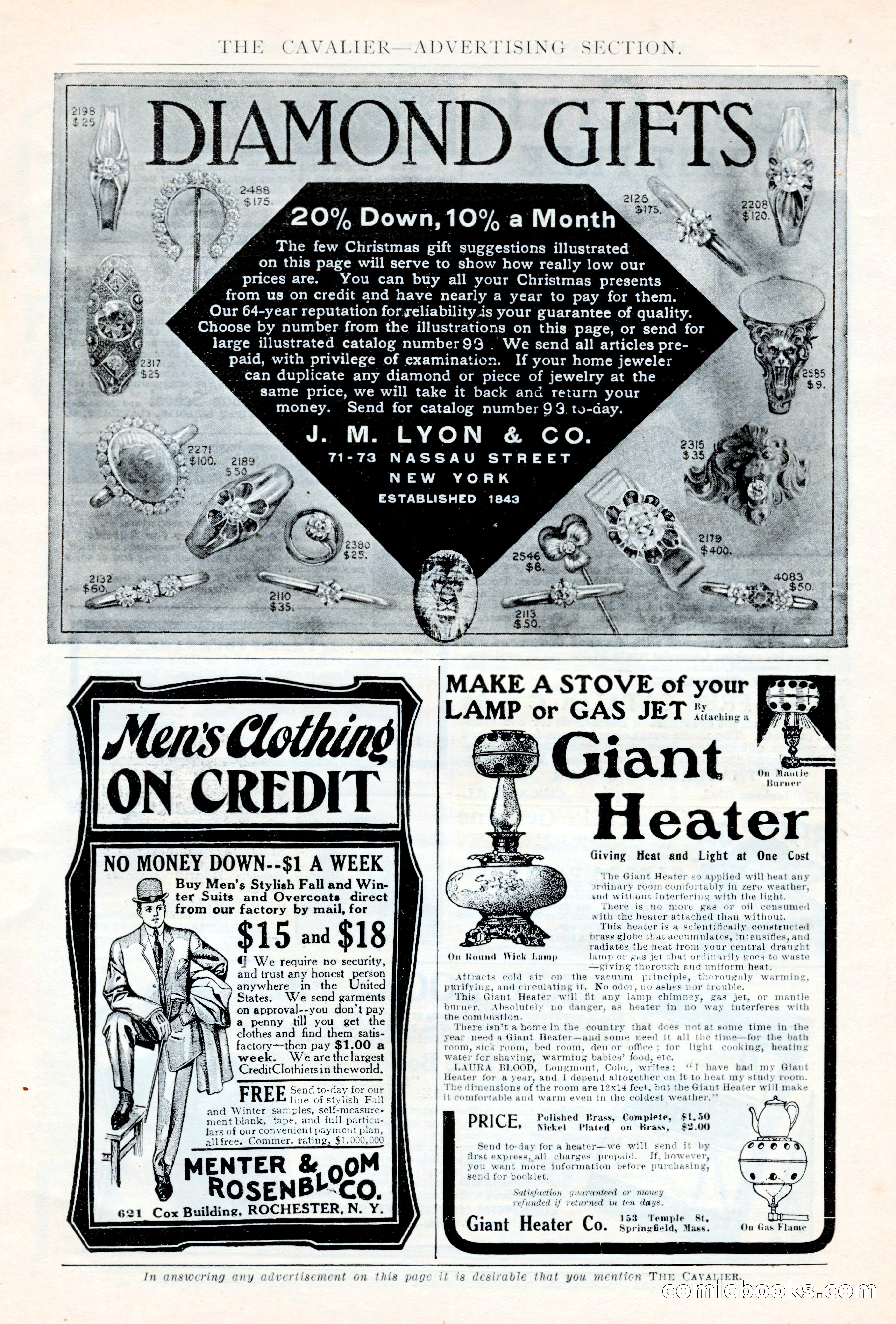 The Cavalier, November 1909 — page 201 of 209