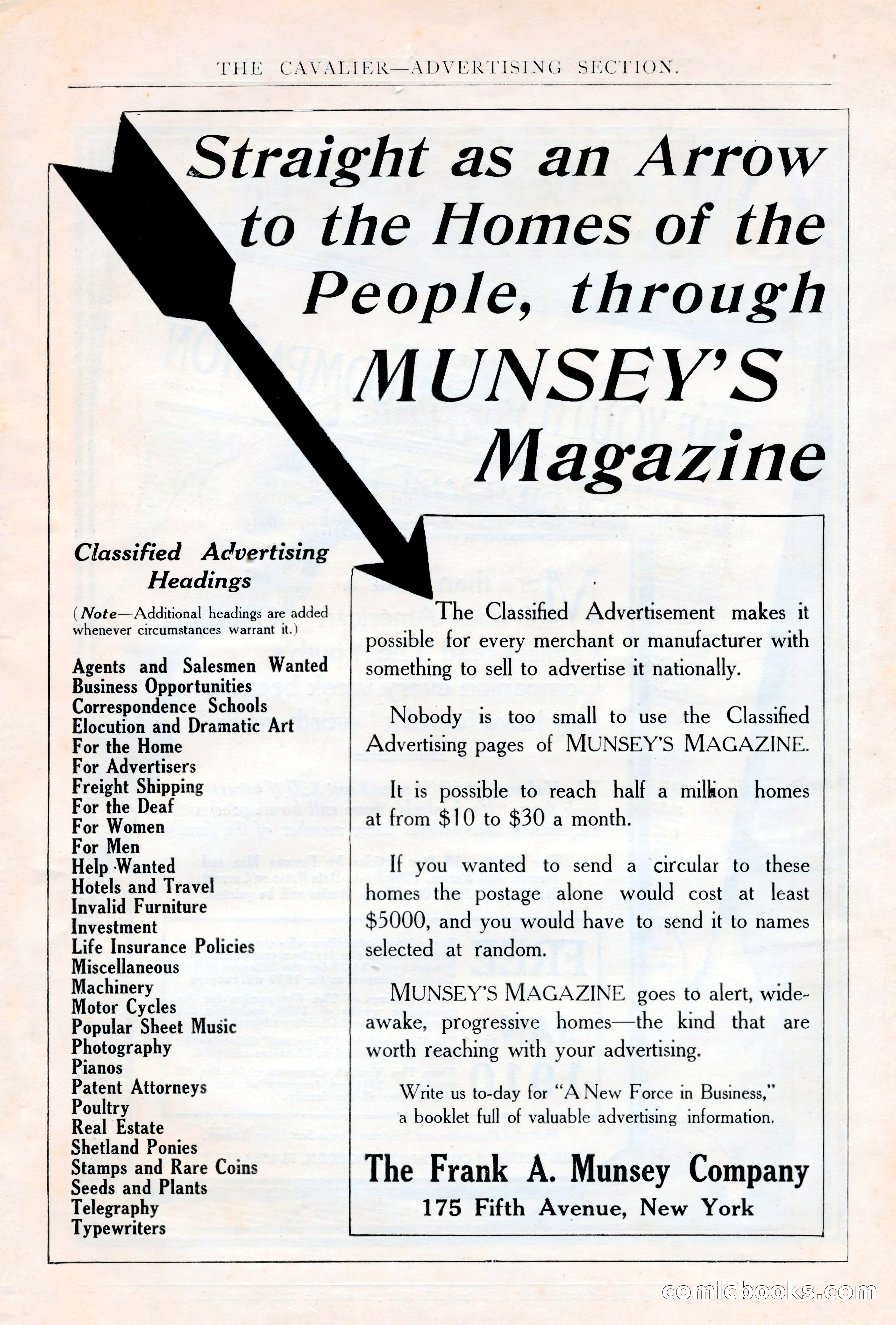 The Cavalier, November 1909 — page 205 of 209