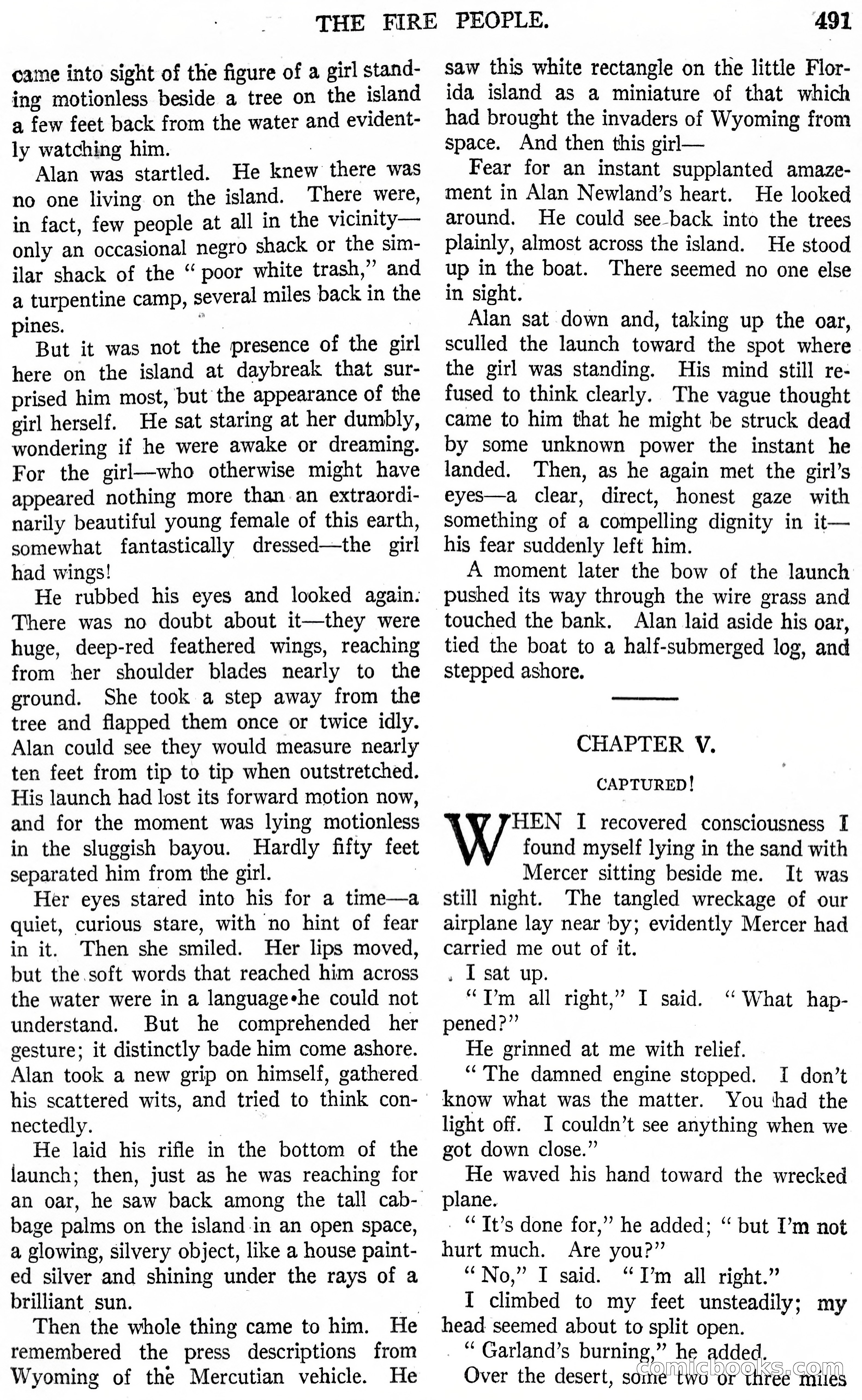 The Fire People — Argosy All-Story Weekly — page 13 of 110