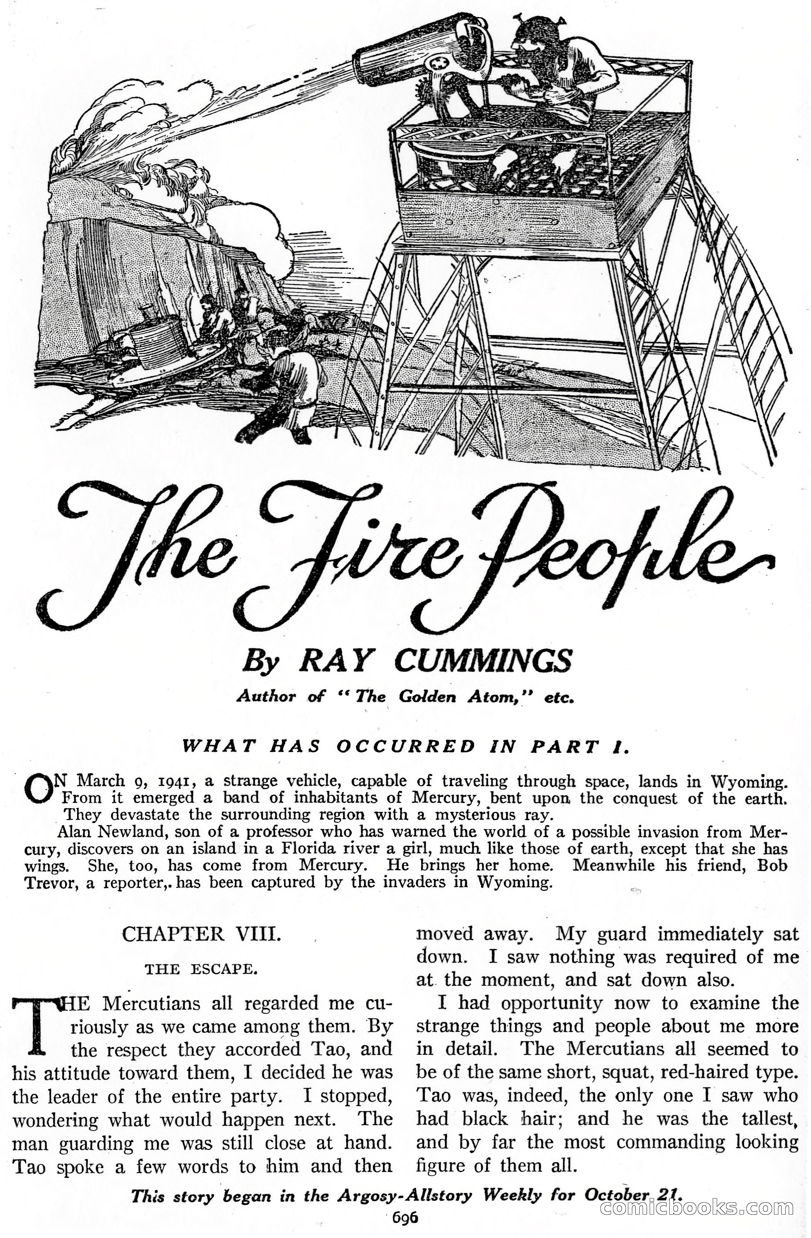 The Fire People — Argosy All-Story Weekly — page 24 of 110