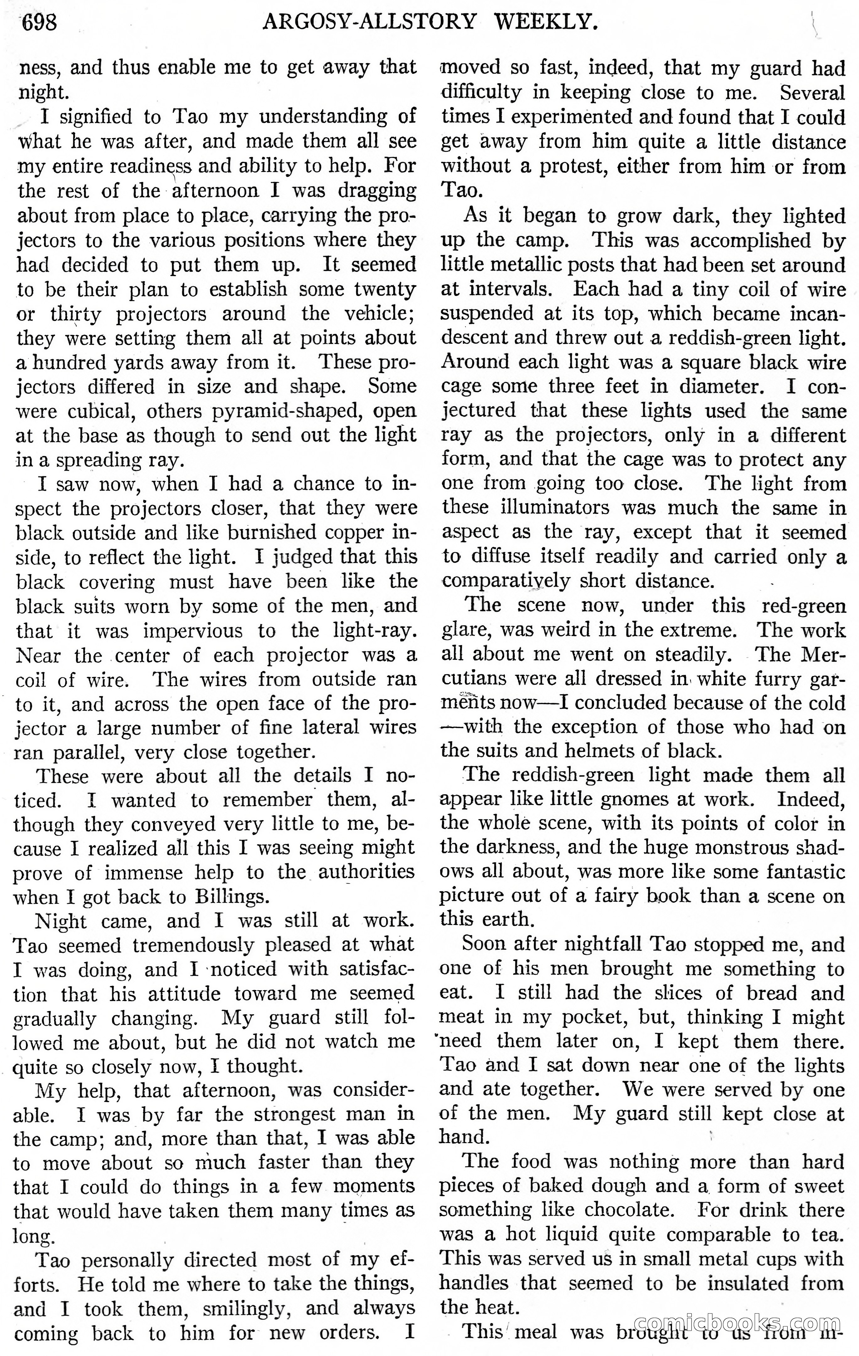 The Fire People — Argosy All-Story Weekly — page 26 of 110