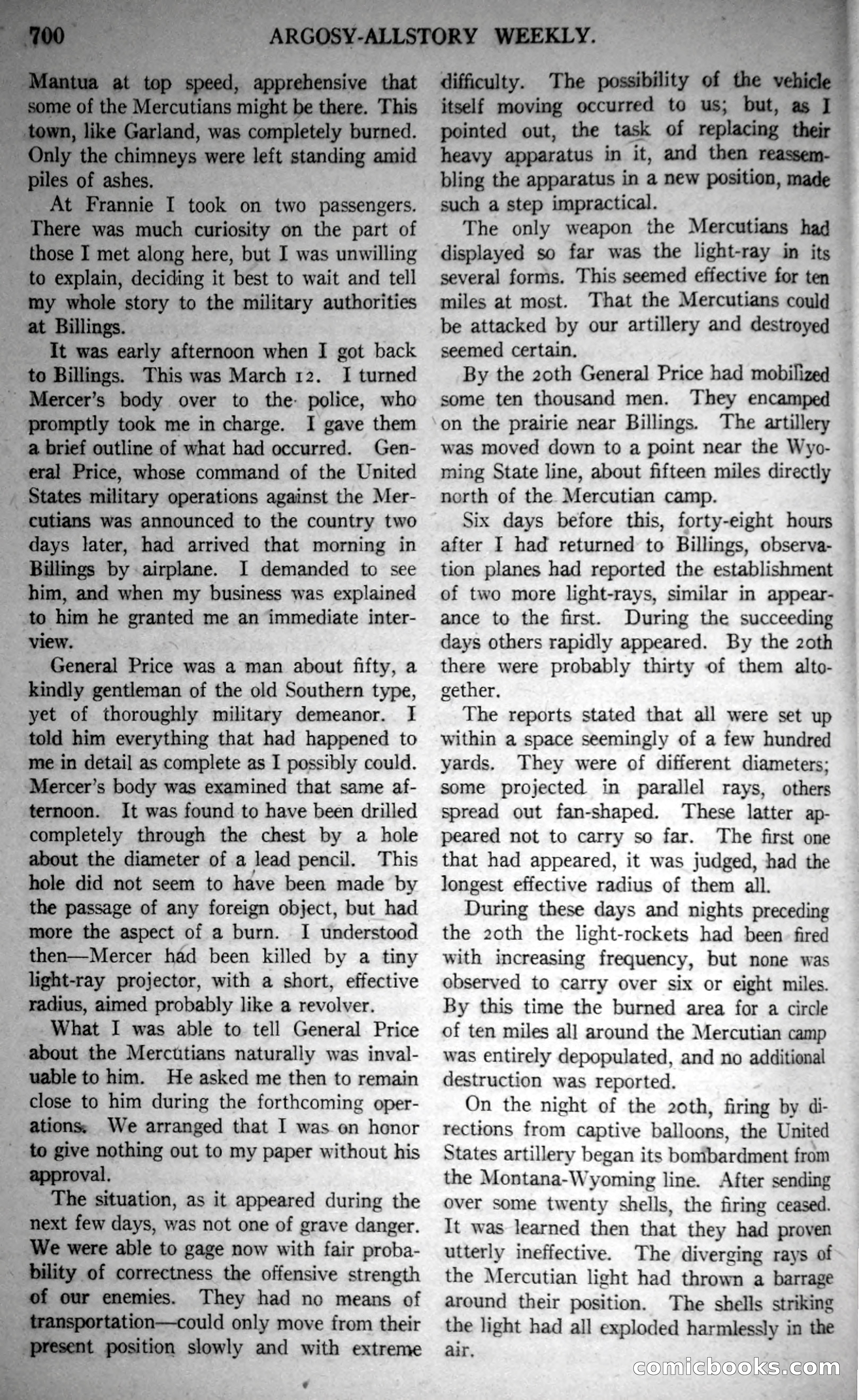 The Fire People — Argosy All-Story Weekly — page 28 of 110