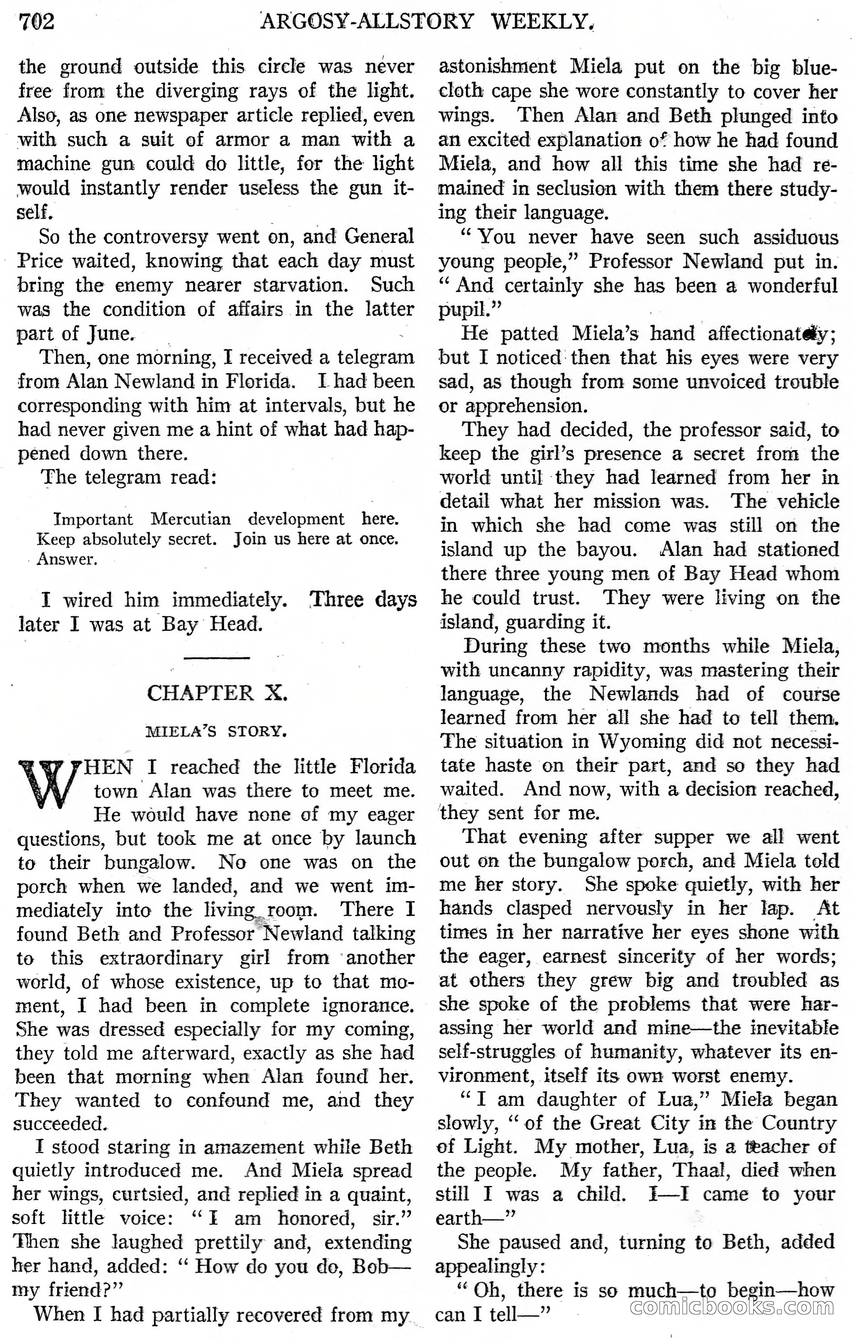 The Fire People — Argosy All-Story Weekly — page 30 of 110