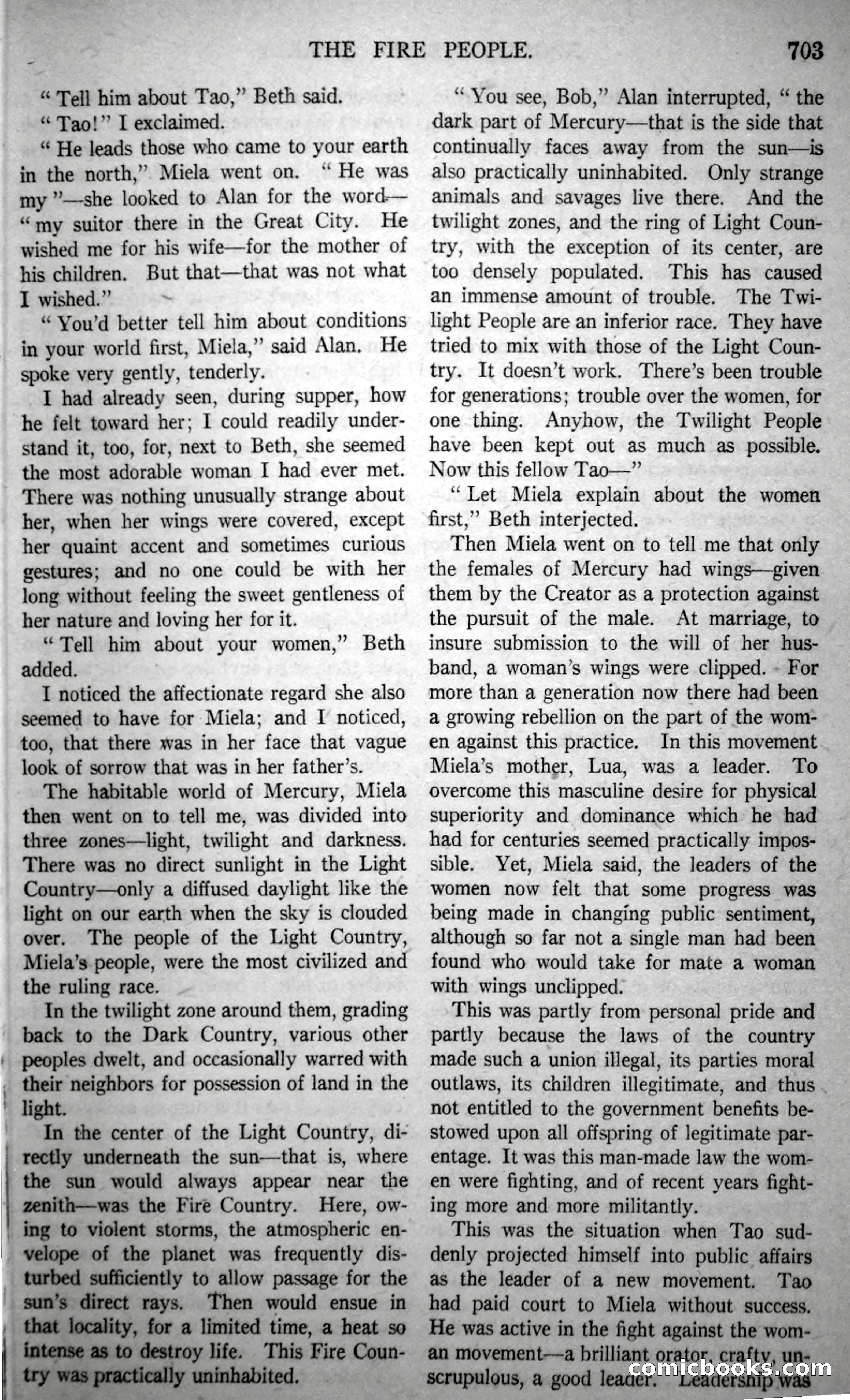 The Fire People — Argosy All-Story Weekly — page 31 of 110