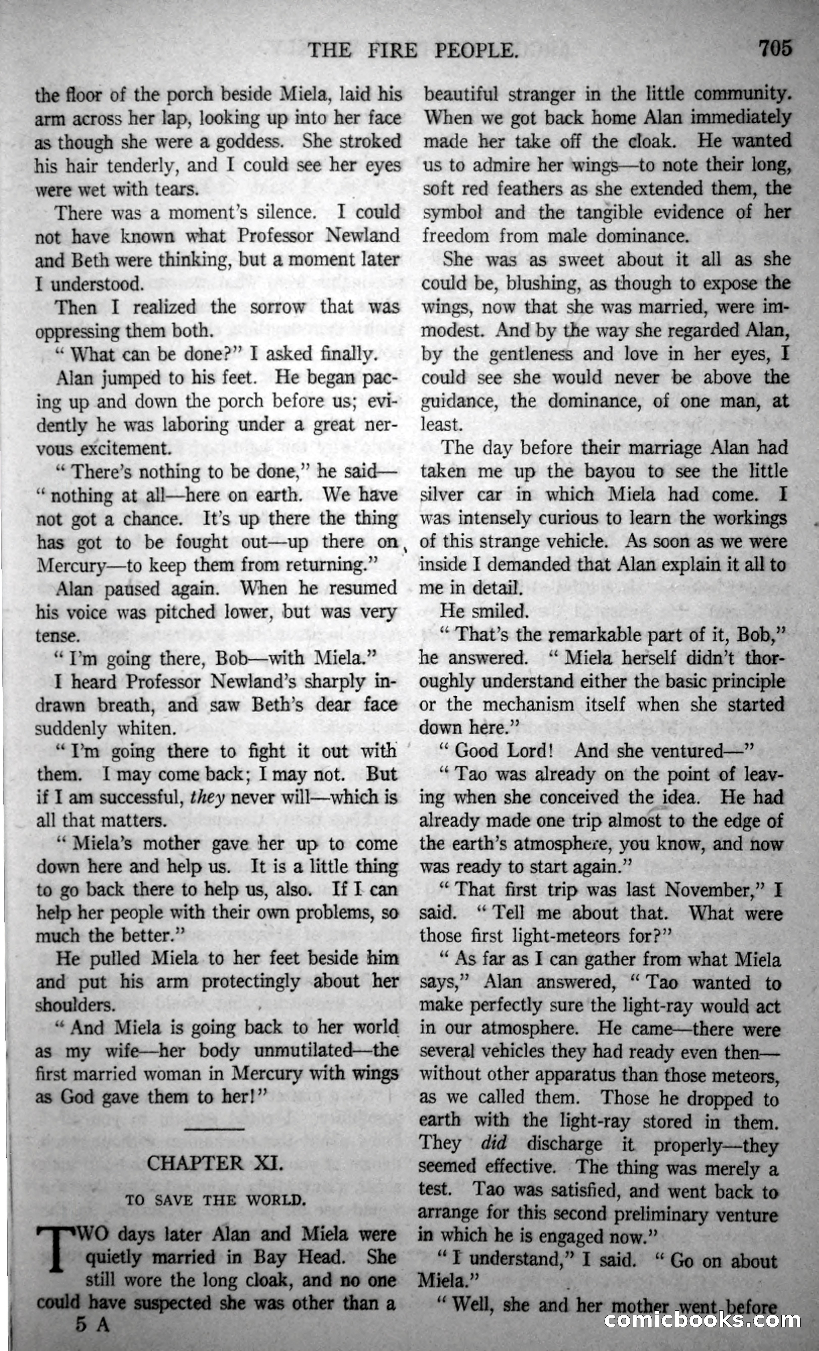 The Fire People — Argosy All-Story Weekly — page 33 of 110