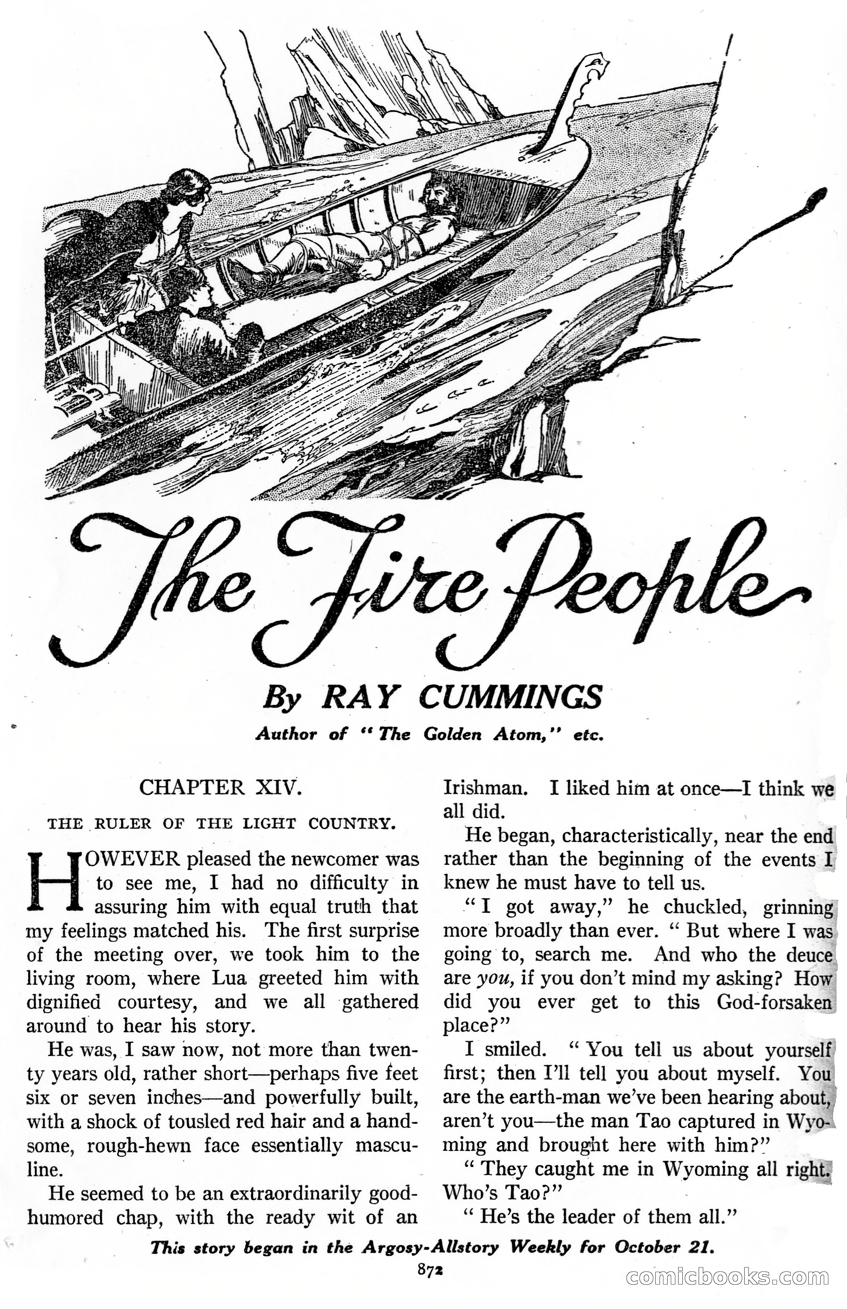 The Fire People — Argosy All-Story Weekly — page 46 of 110