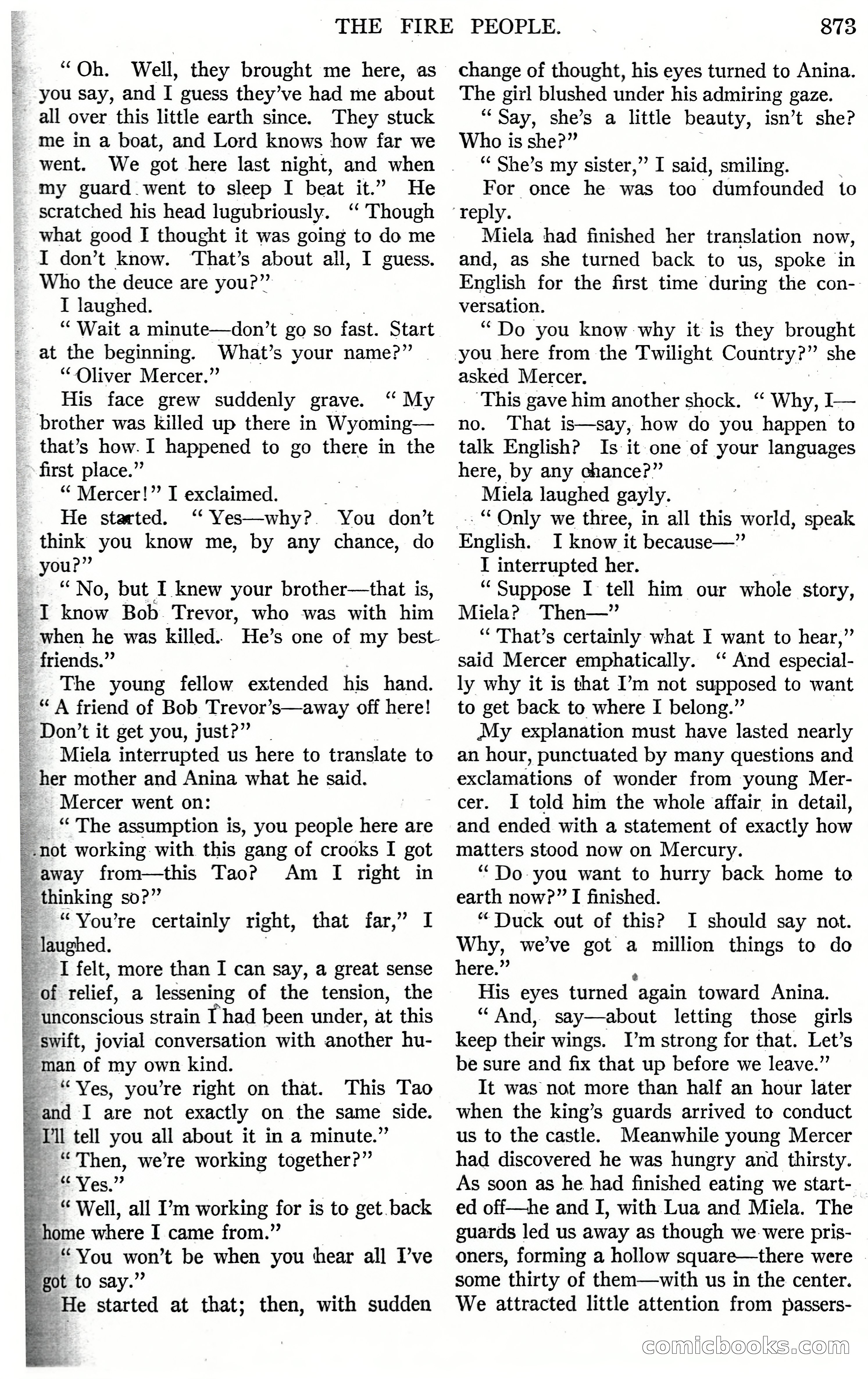 The Fire People — Argosy All-Story Weekly — page 47 of 110