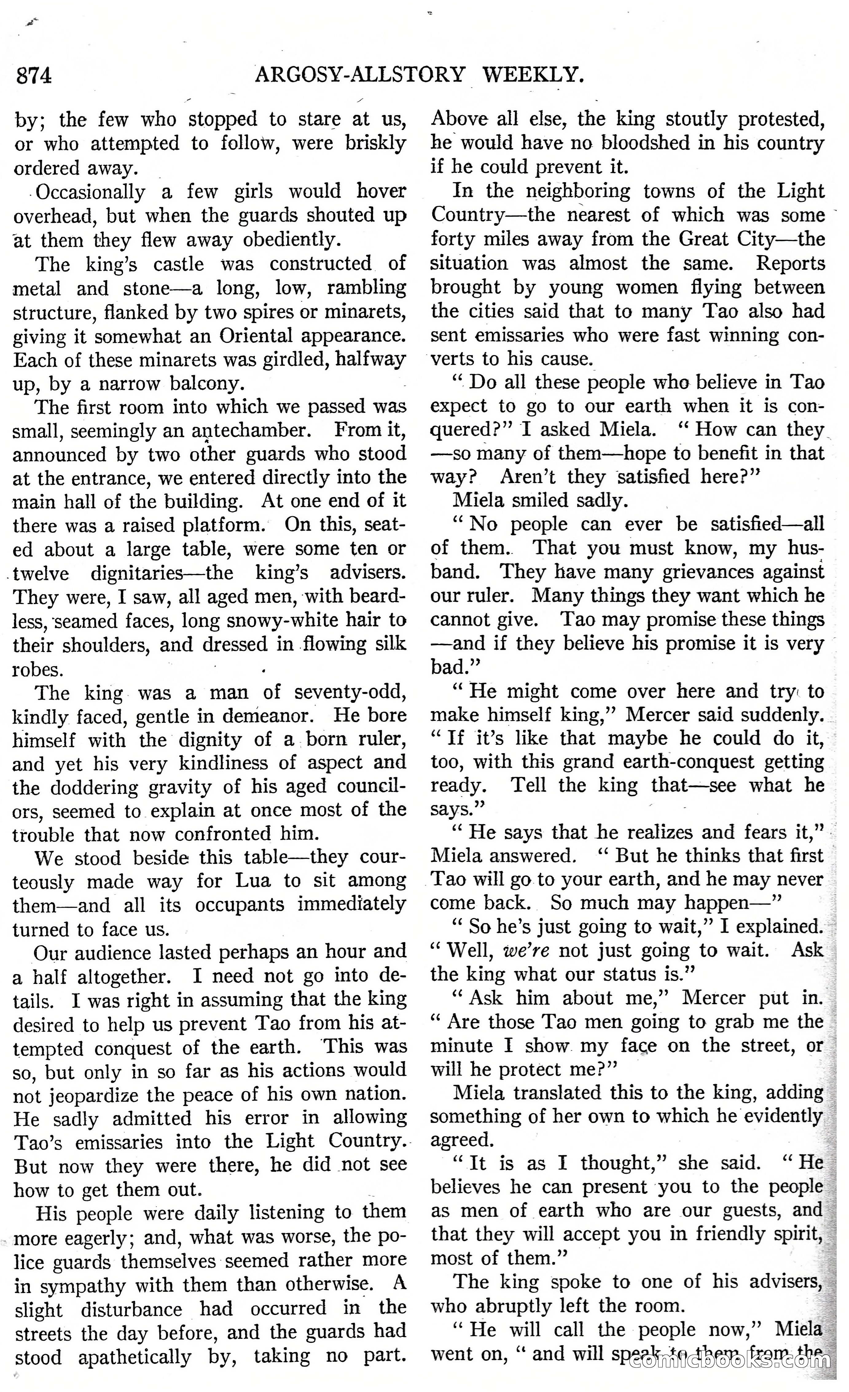 The Fire People — Argosy All-Story Weekly — page 48 of 110