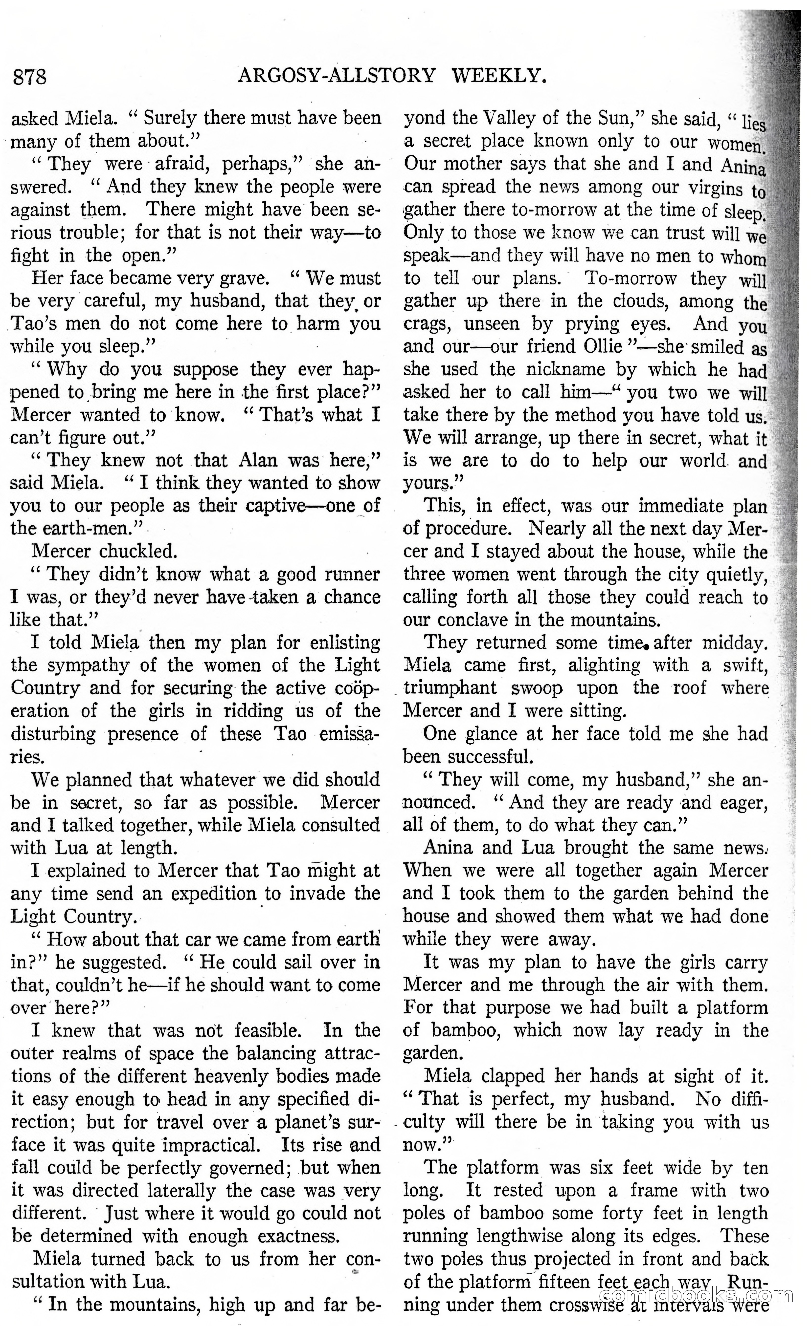 The Fire People — Argosy All-Story Weekly — page 52 of 110