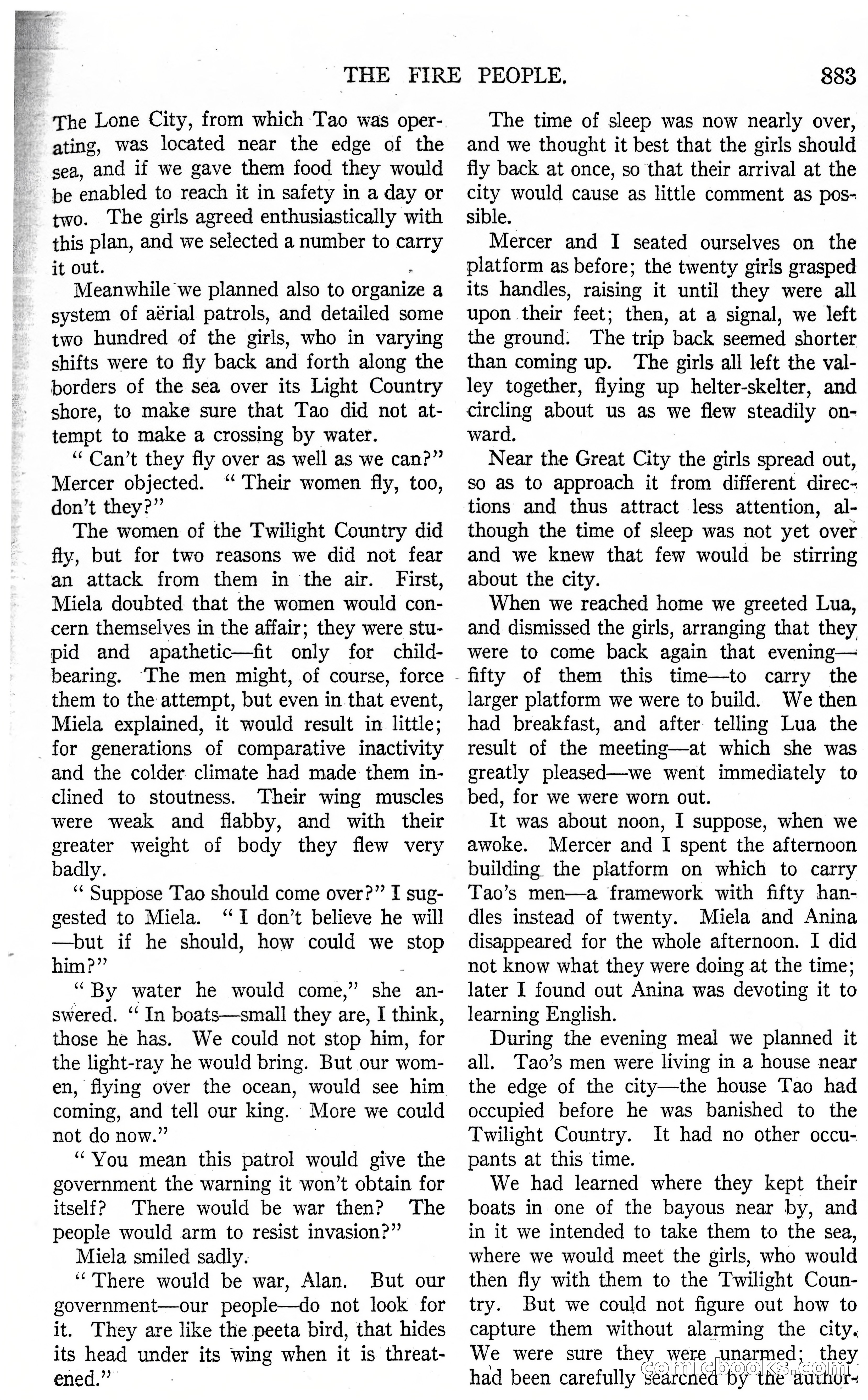 The Fire People — Argosy All-Story Weekly — page 57 of 110