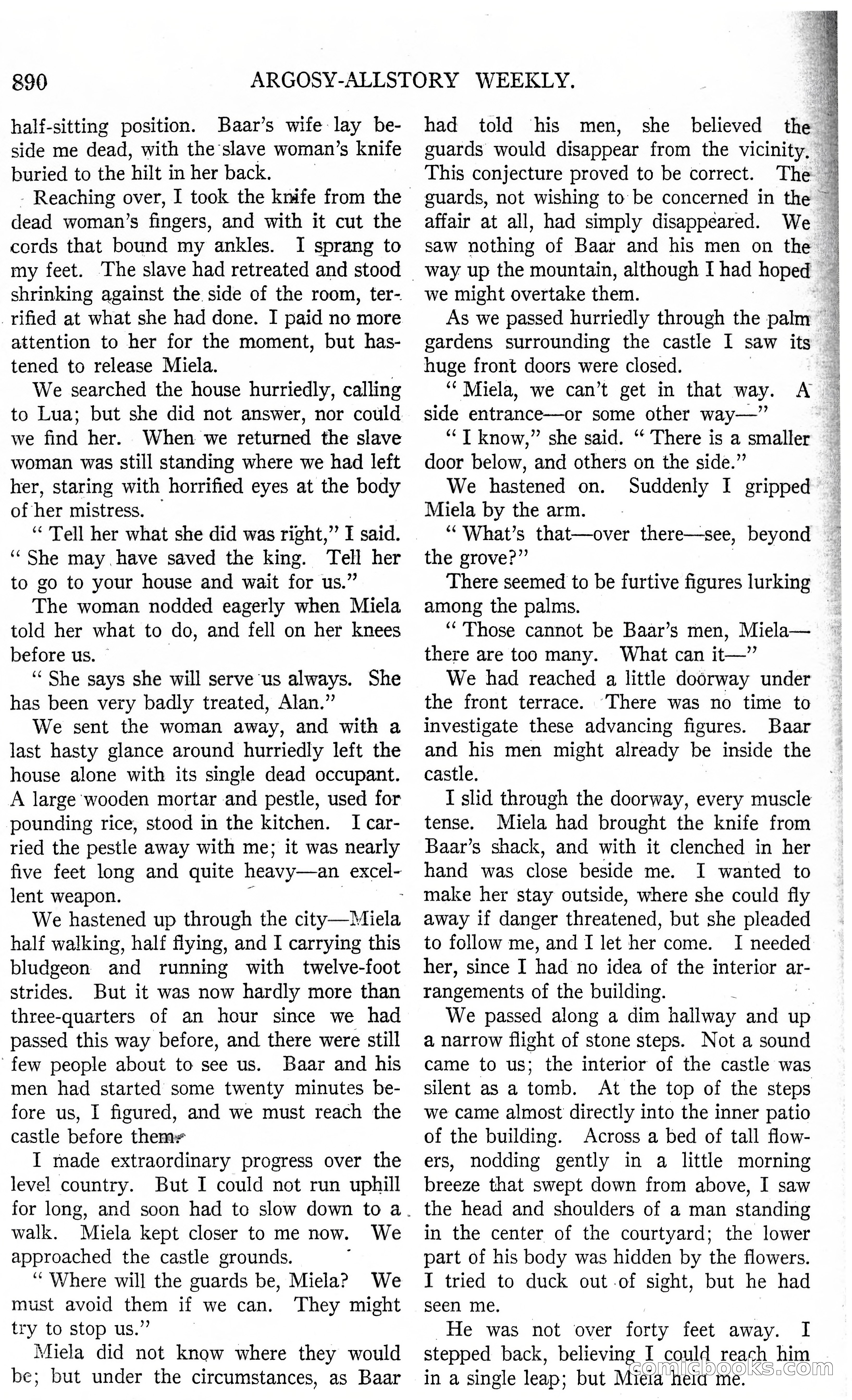 The Fire People — Argosy All-Story Weekly — page 64 of 110