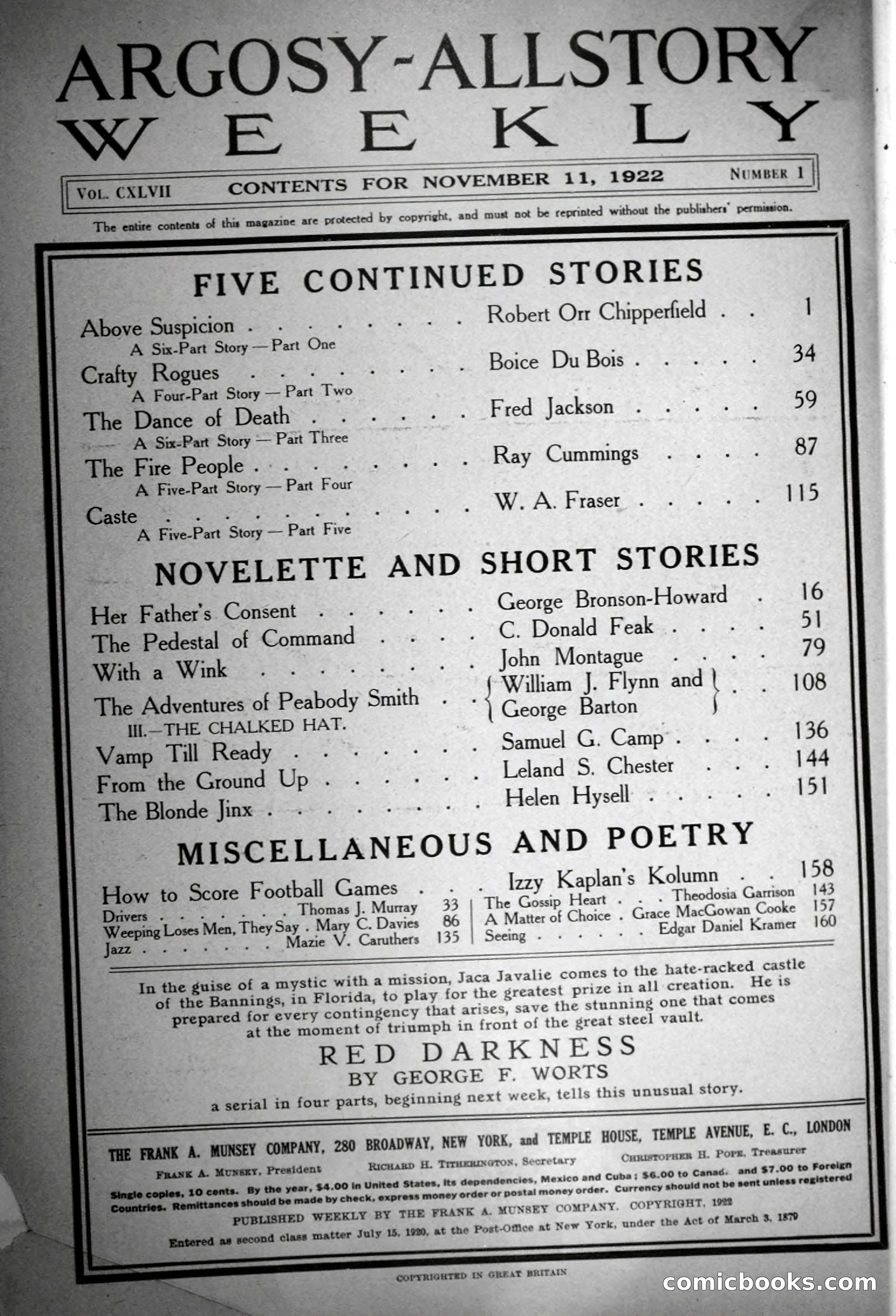 The Fire People — Argosy All-Story Weekly — page 67 of 110