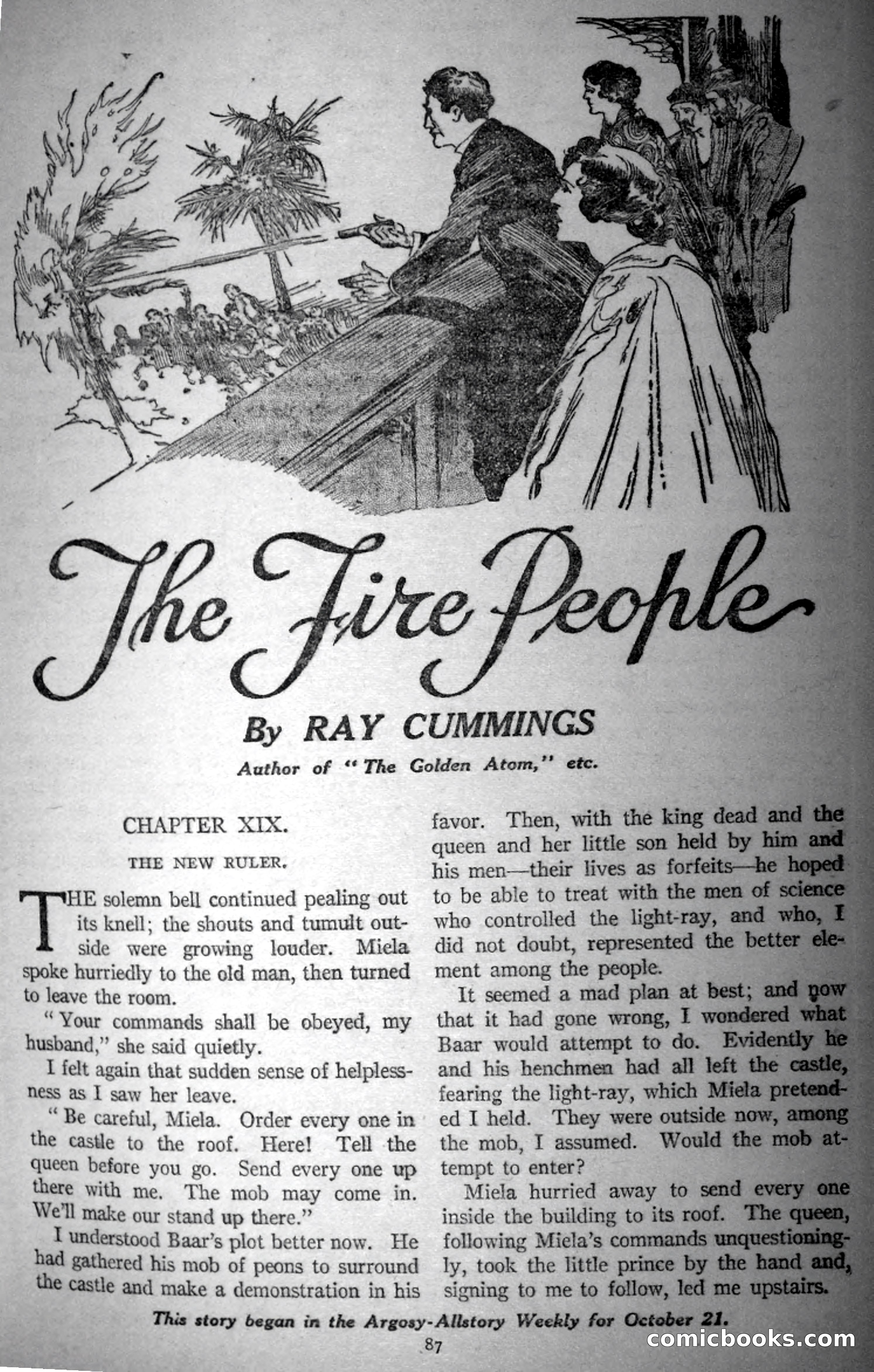 The Fire People — Argosy All-Story Weekly — page 69 of 110