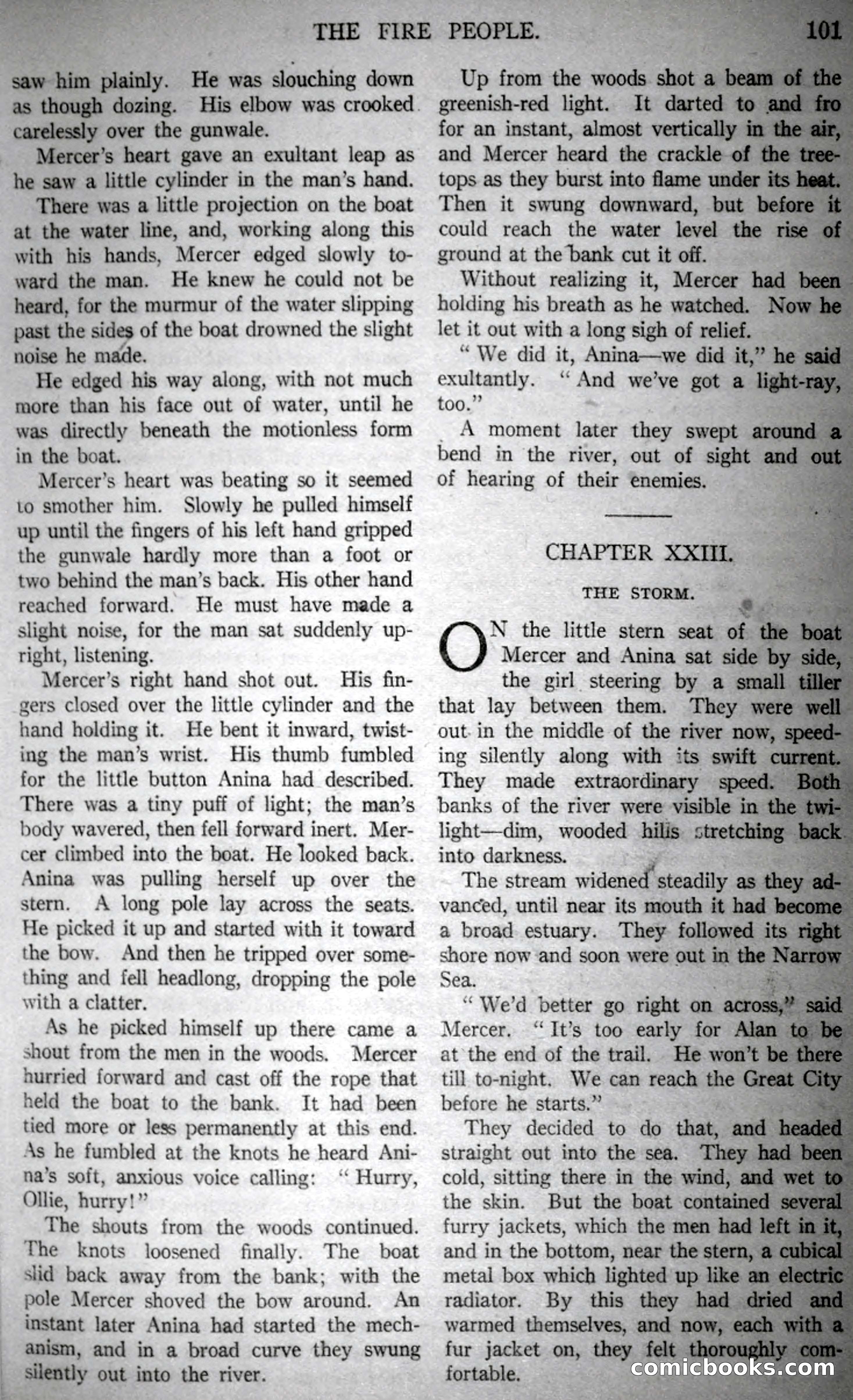 The Fire People — Argosy All-Story Weekly — page 83 of 110