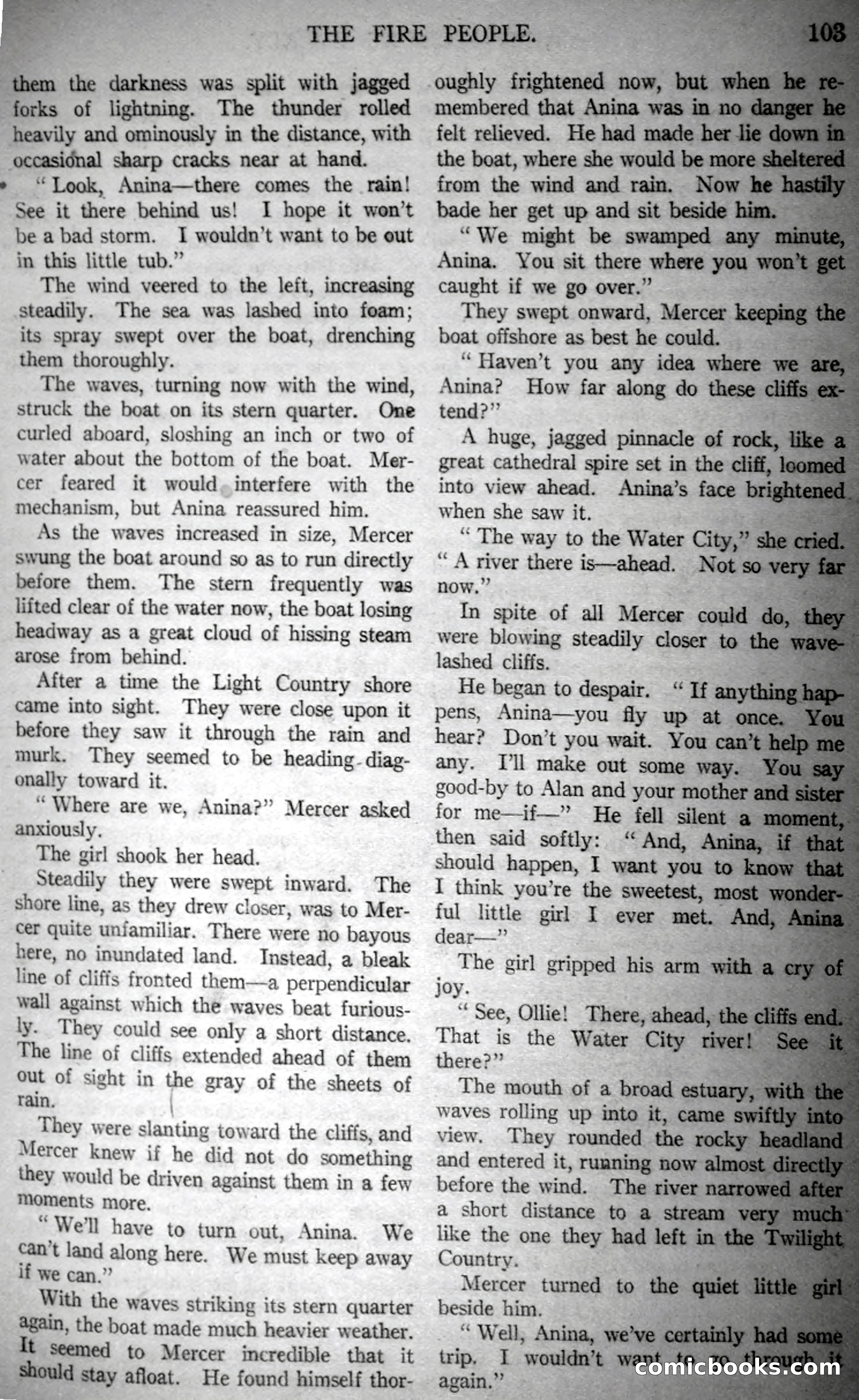 The Fire People — Argosy All-Story Weekly — page 85 of 110