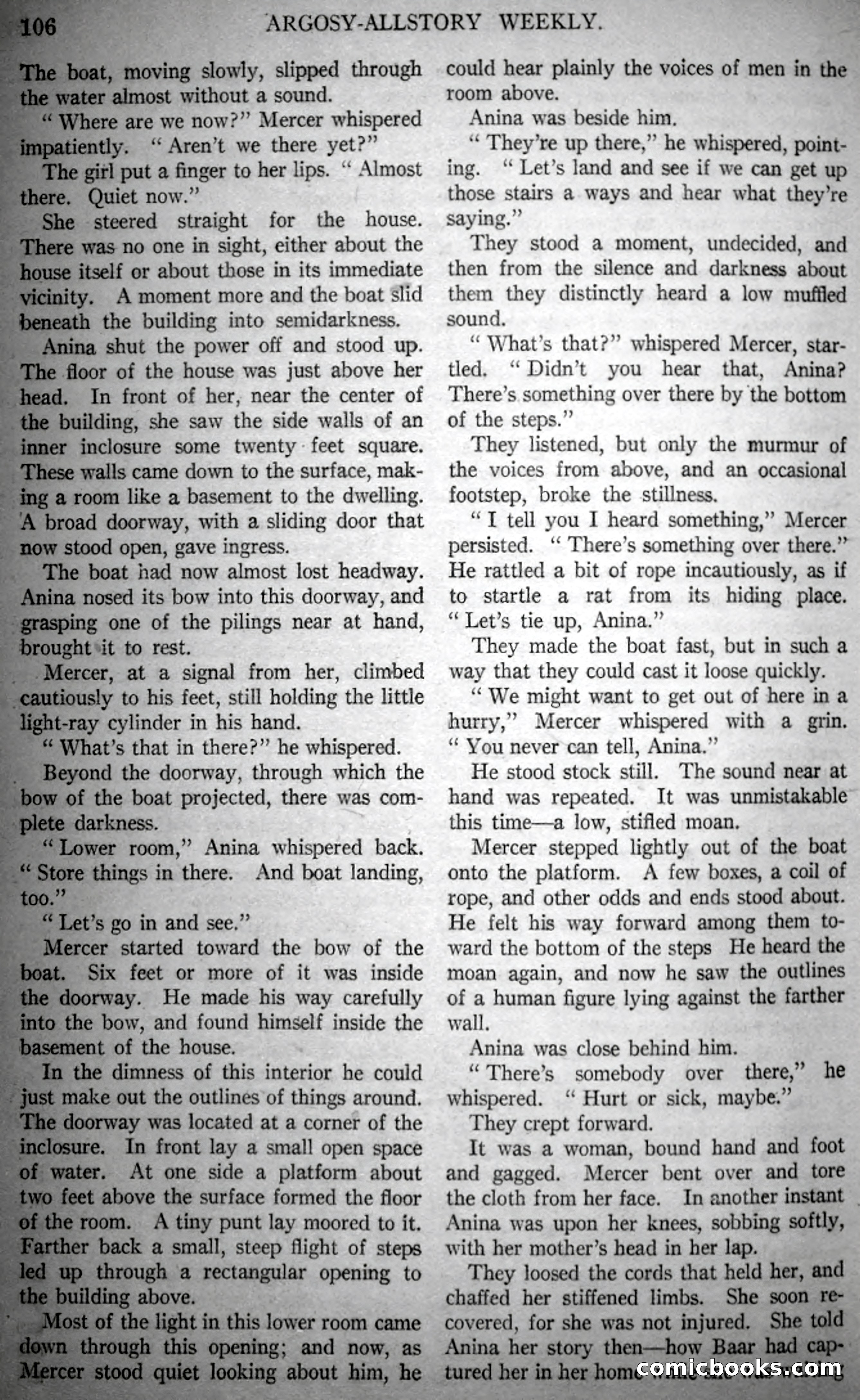 The Fire People — Argosy All-Story Weekly — page 88 of 110