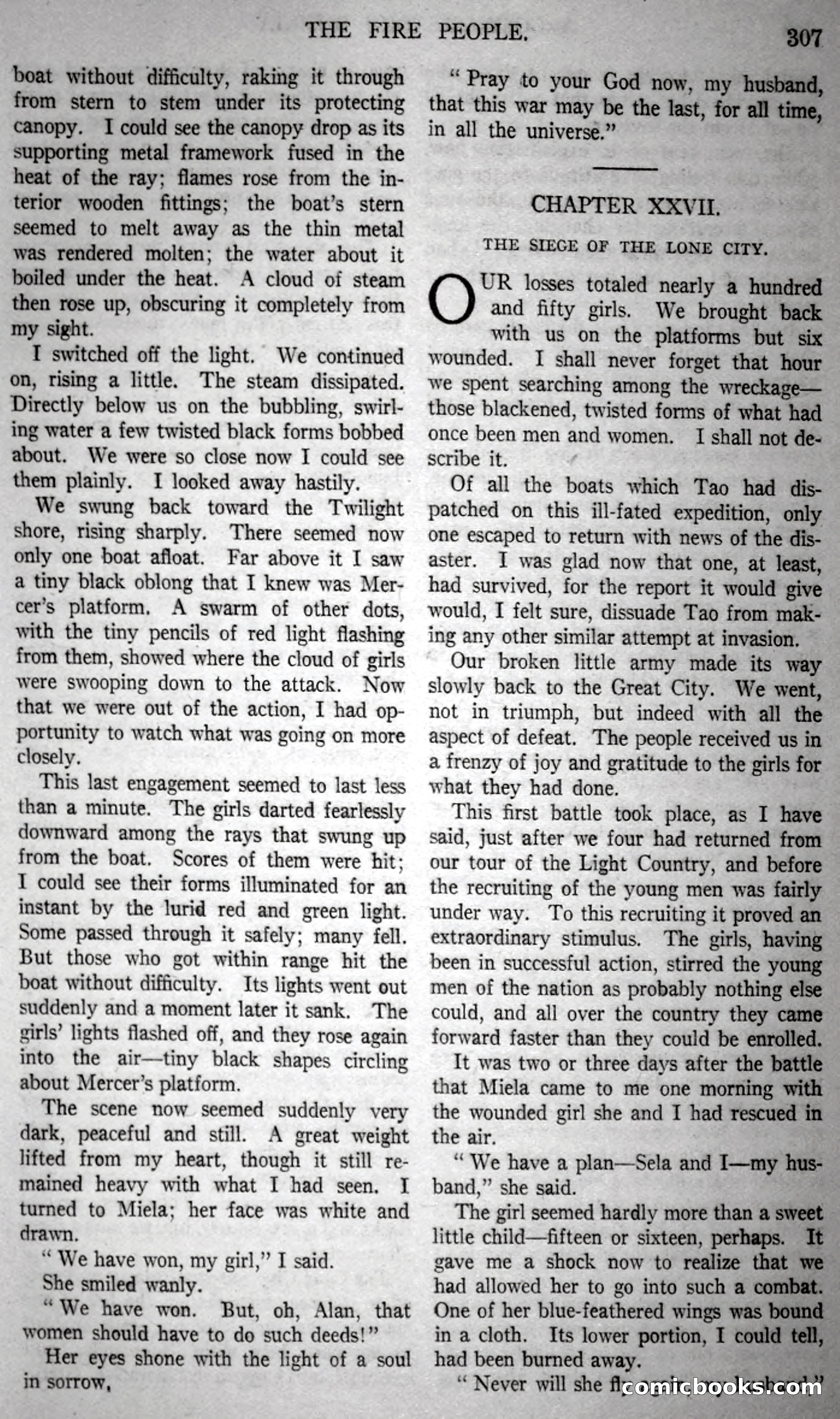 The Fire People — Argosy All-Story Weekly — page 99 of 110