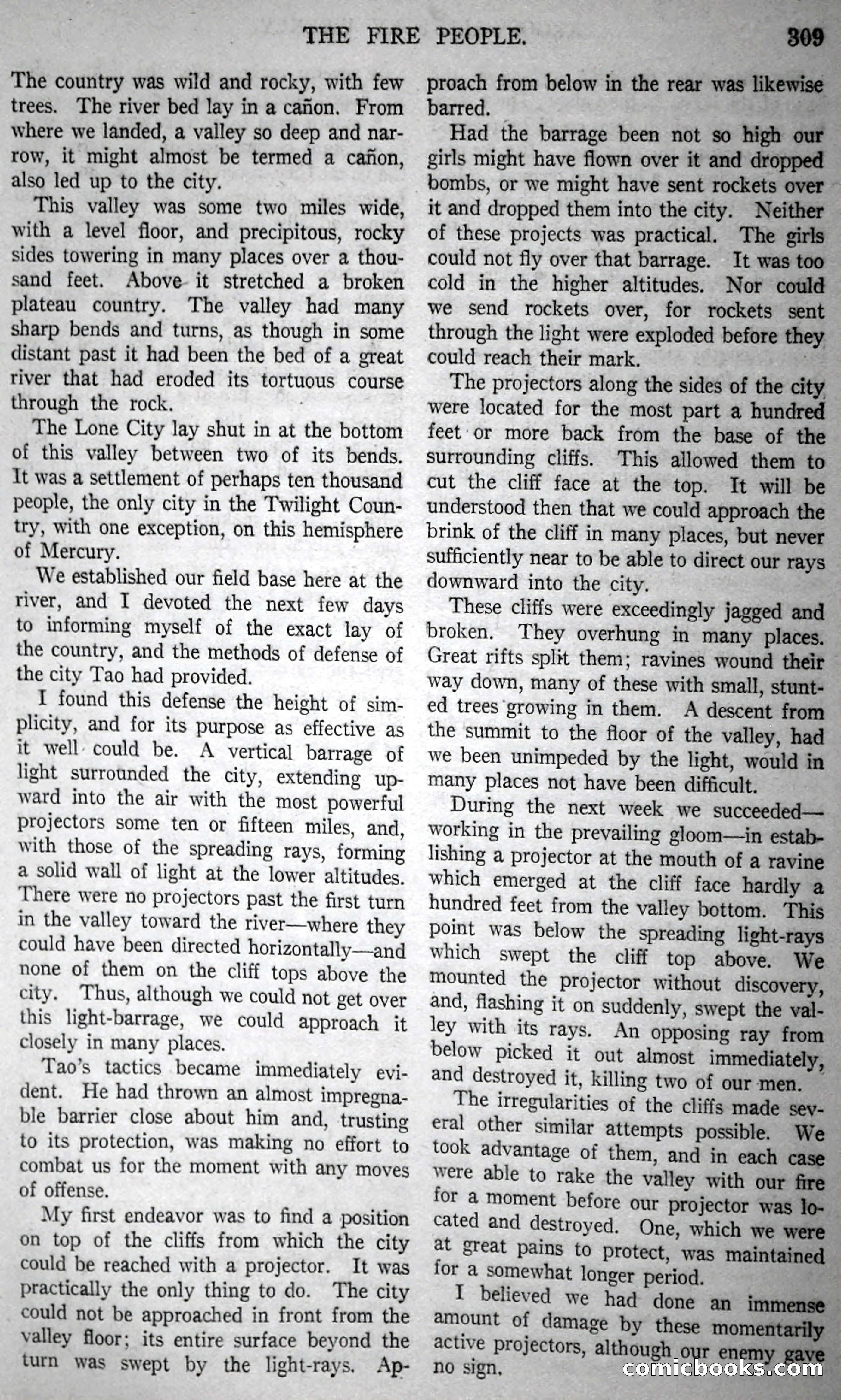 The Fire People — Argosy All-Story Weekly — page 101 of 110