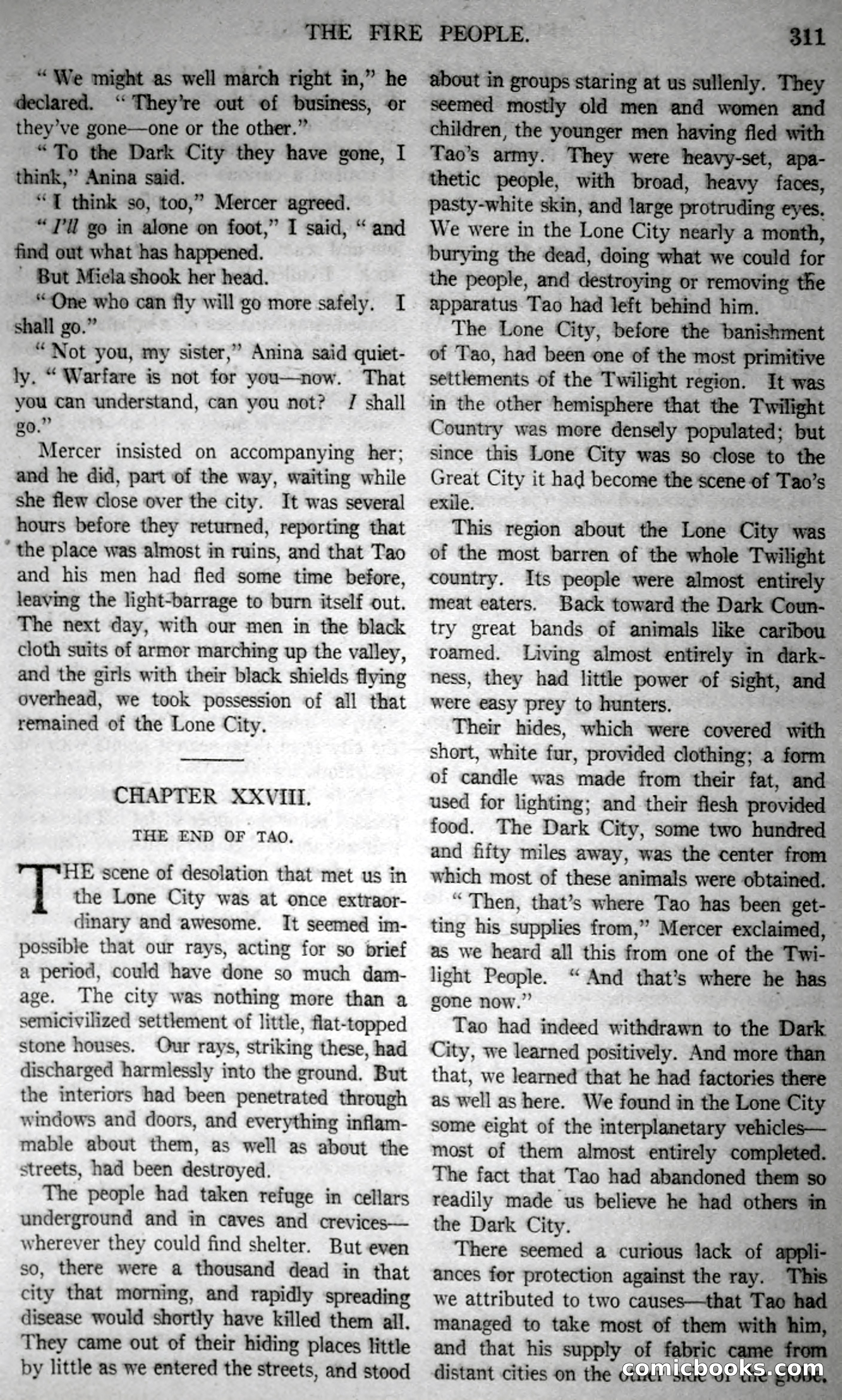 The Fire People — Argosy All-Story Weekly — page 103 of 110