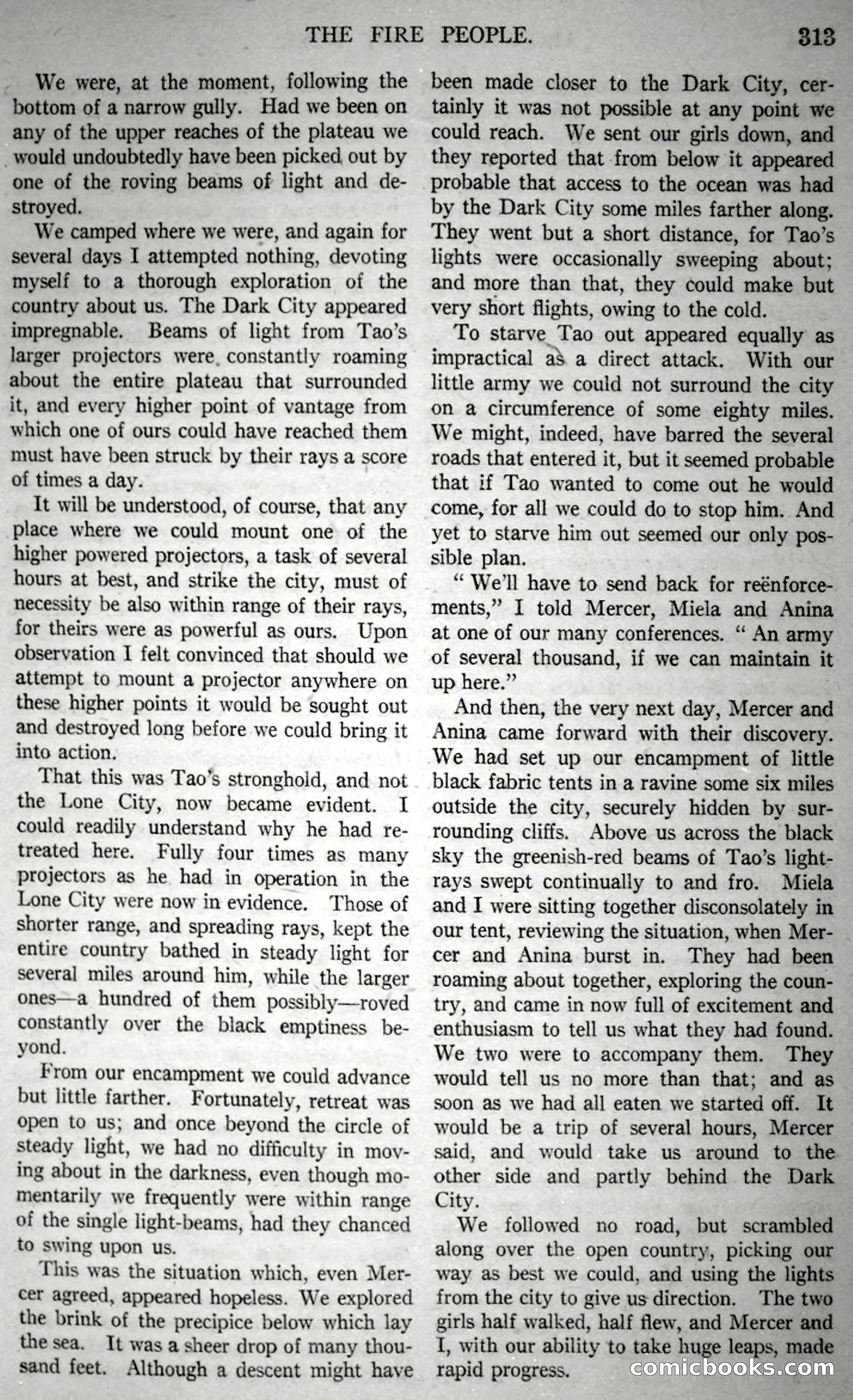 The Fire People — Argosy All-Story Weekly — page 105 of 110