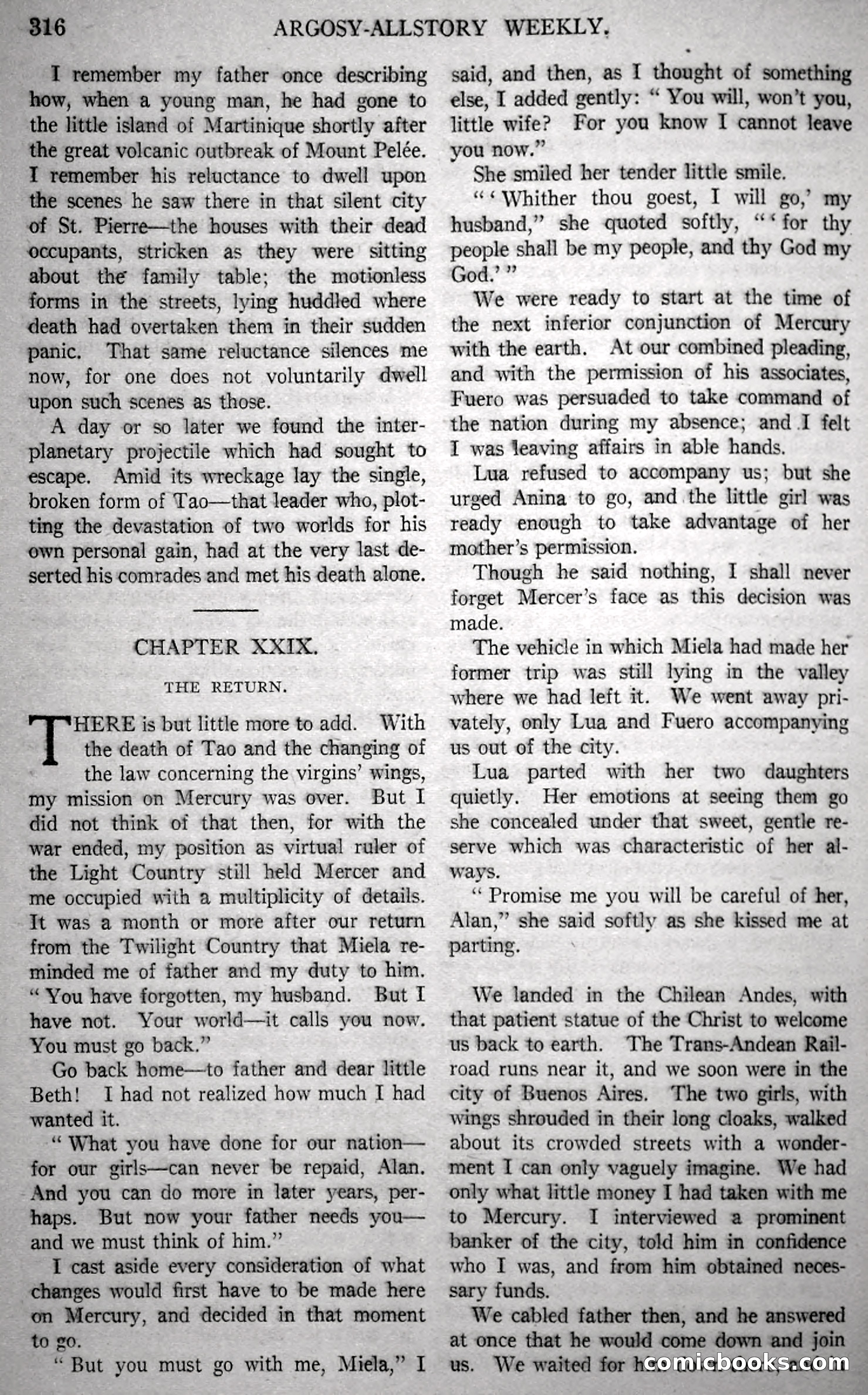 The Fire People — Argosy All-Story Weekly — page 108 of 110