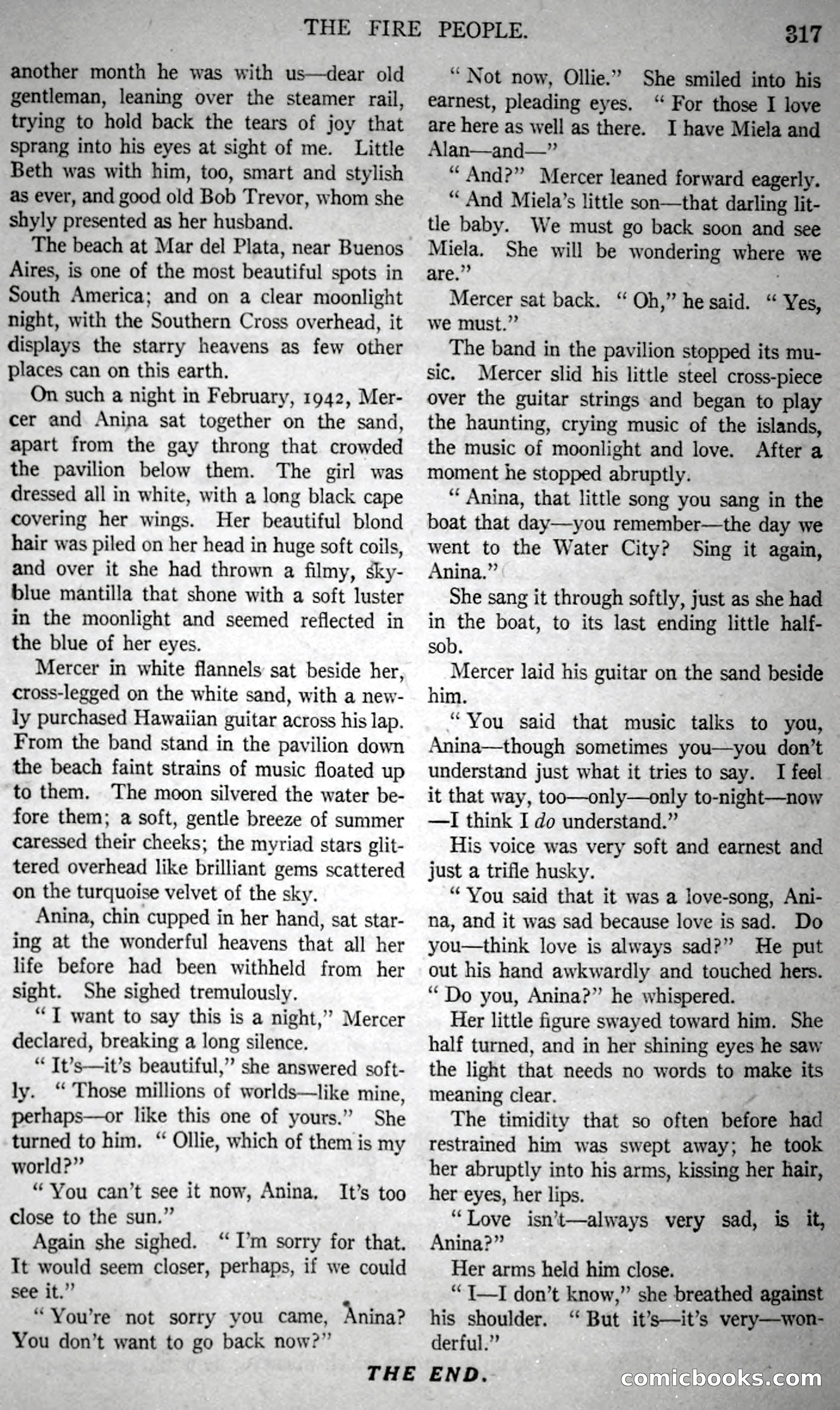 The Fire People — Argosy All-Story Weekly — page 109 of 110