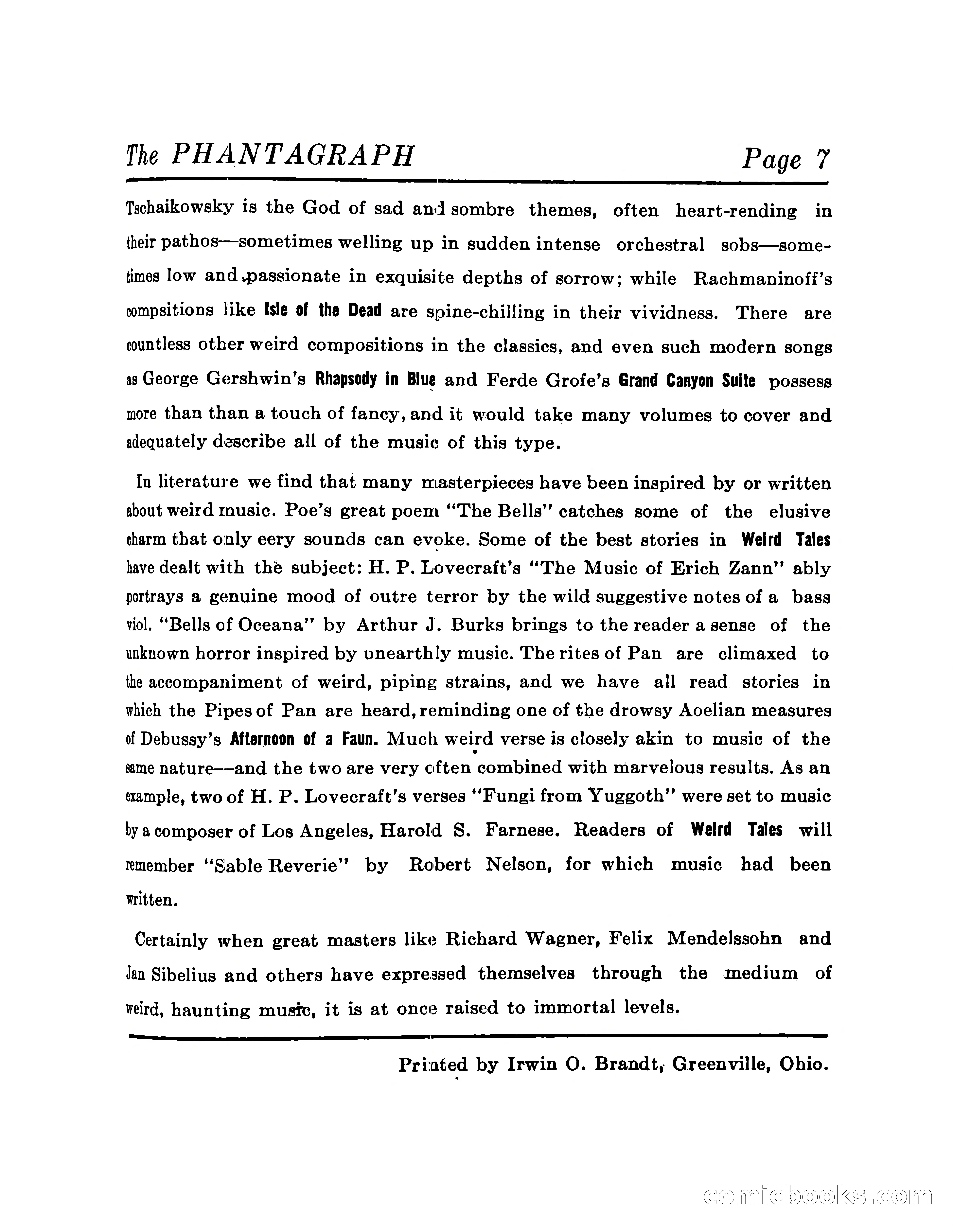 The Phantagraph, Vol. 4, No. 4 — page 9 of 10