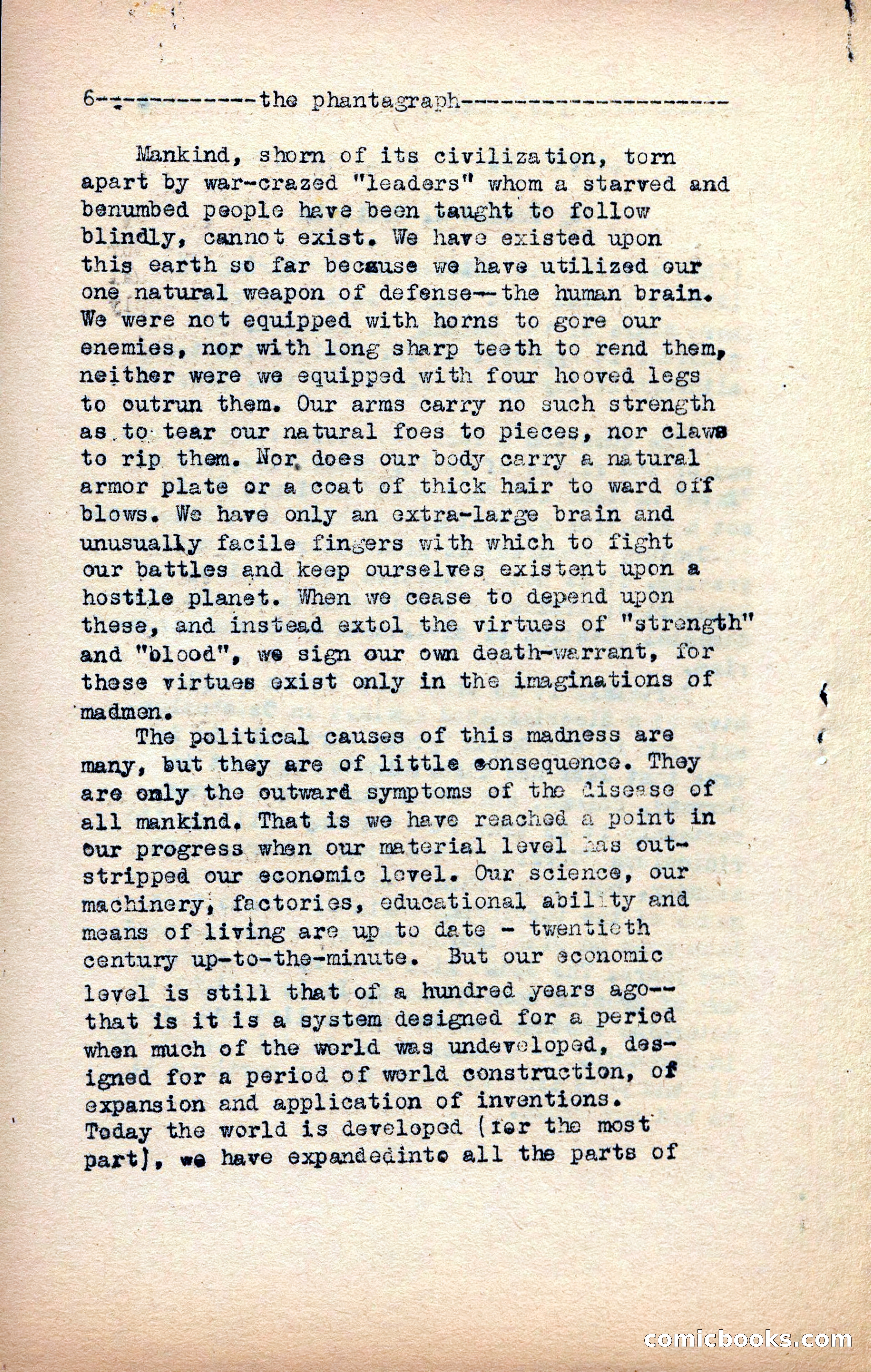 The Phantagraph, Vol. 10, No. 1 — page 8 of 10