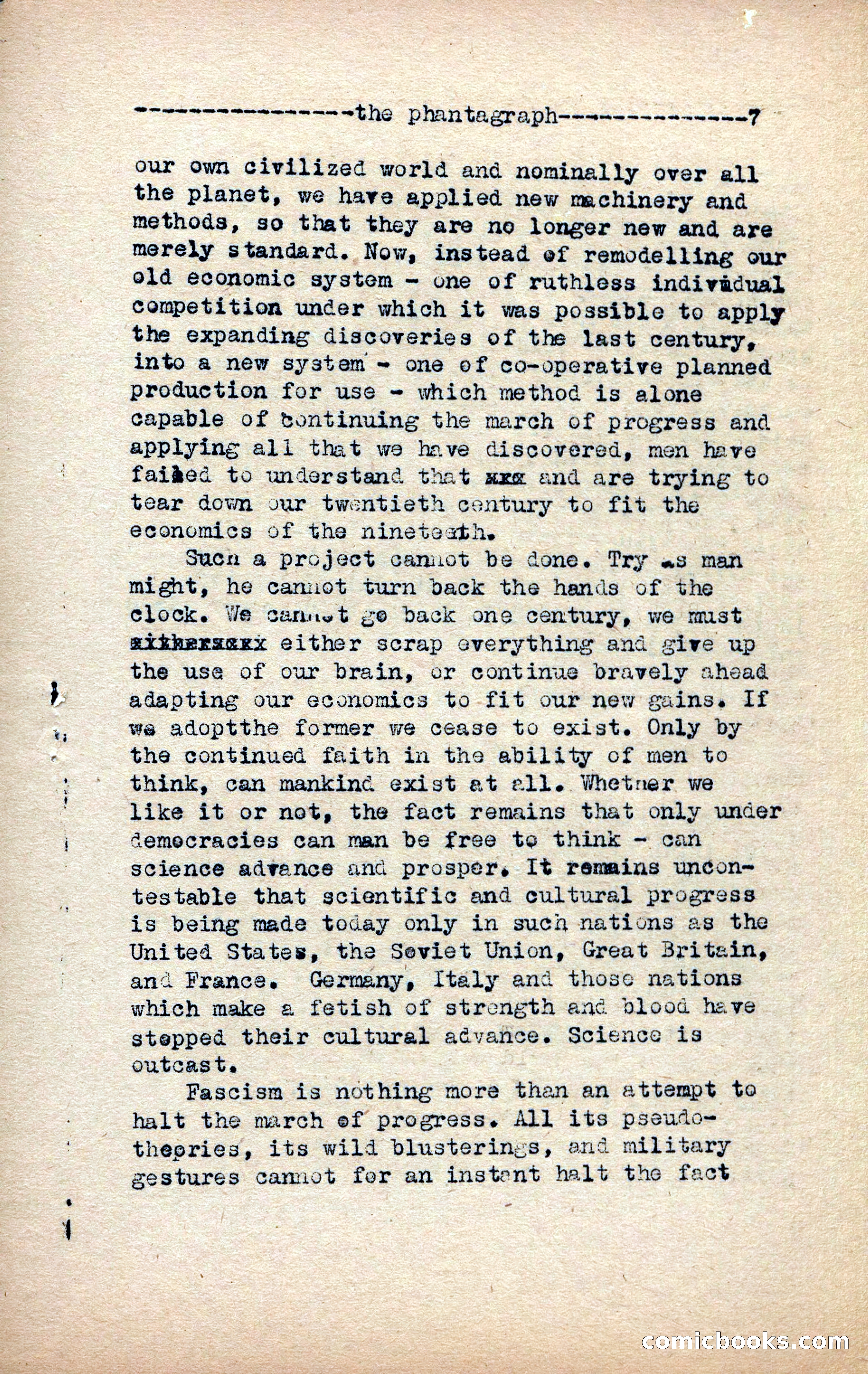 The Phantagraph, Vol. 10, No. 1 — page 9 of 10