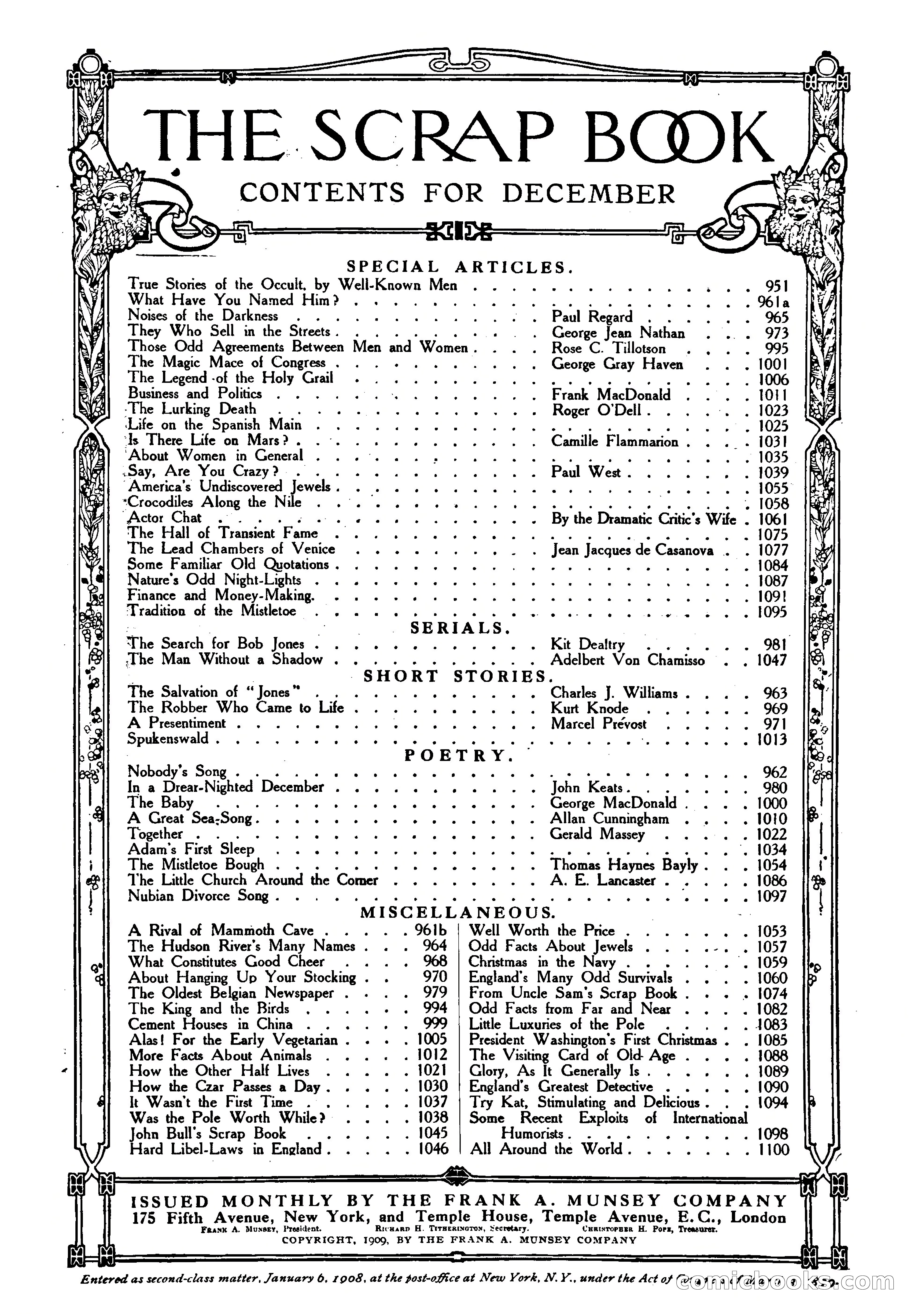 The Scrap Book, December 1909 — page 5 of 296